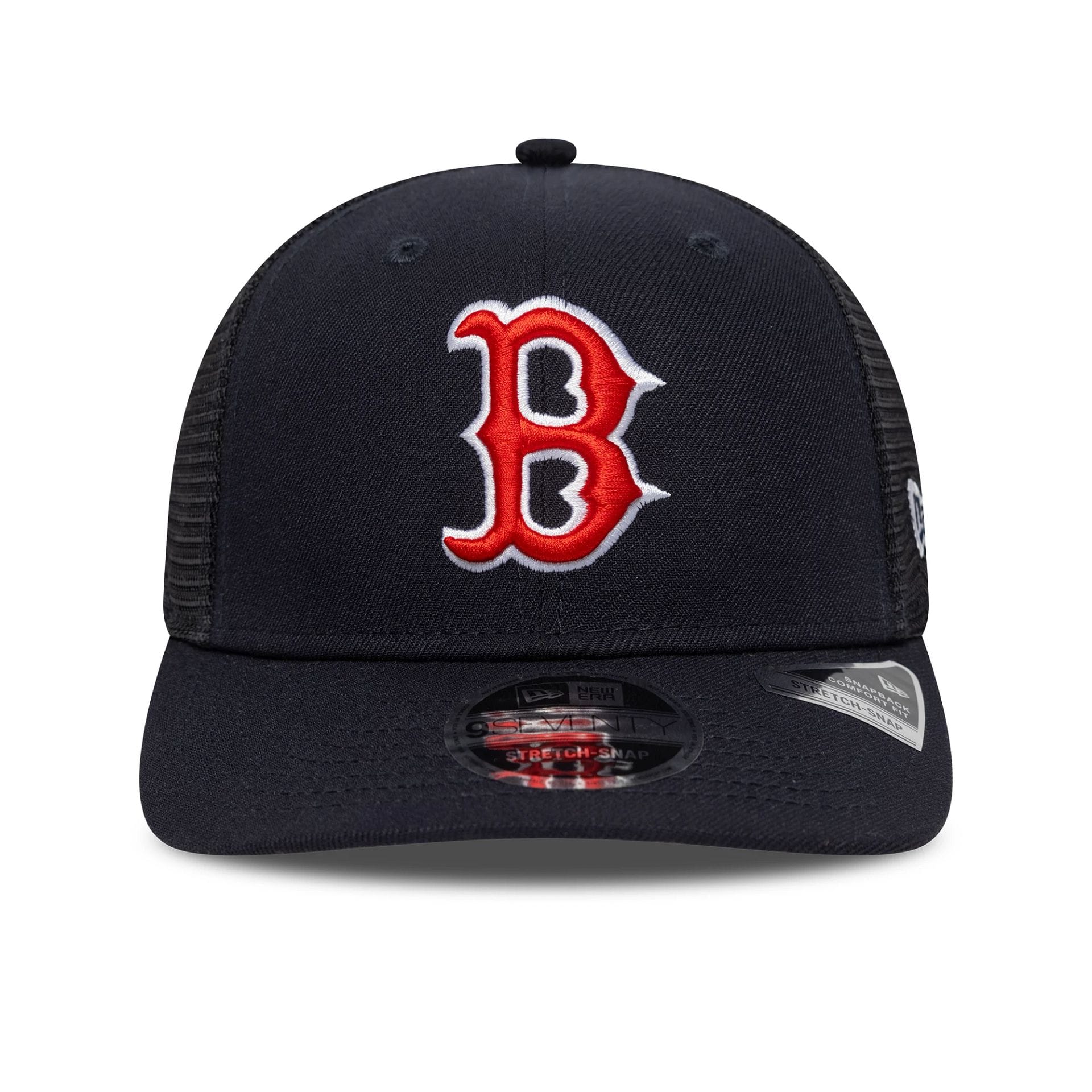 Boston Red Sox MLB Evergreen Navy 9SEVENTY Stretch Snap Adjustable Cap - Image 3