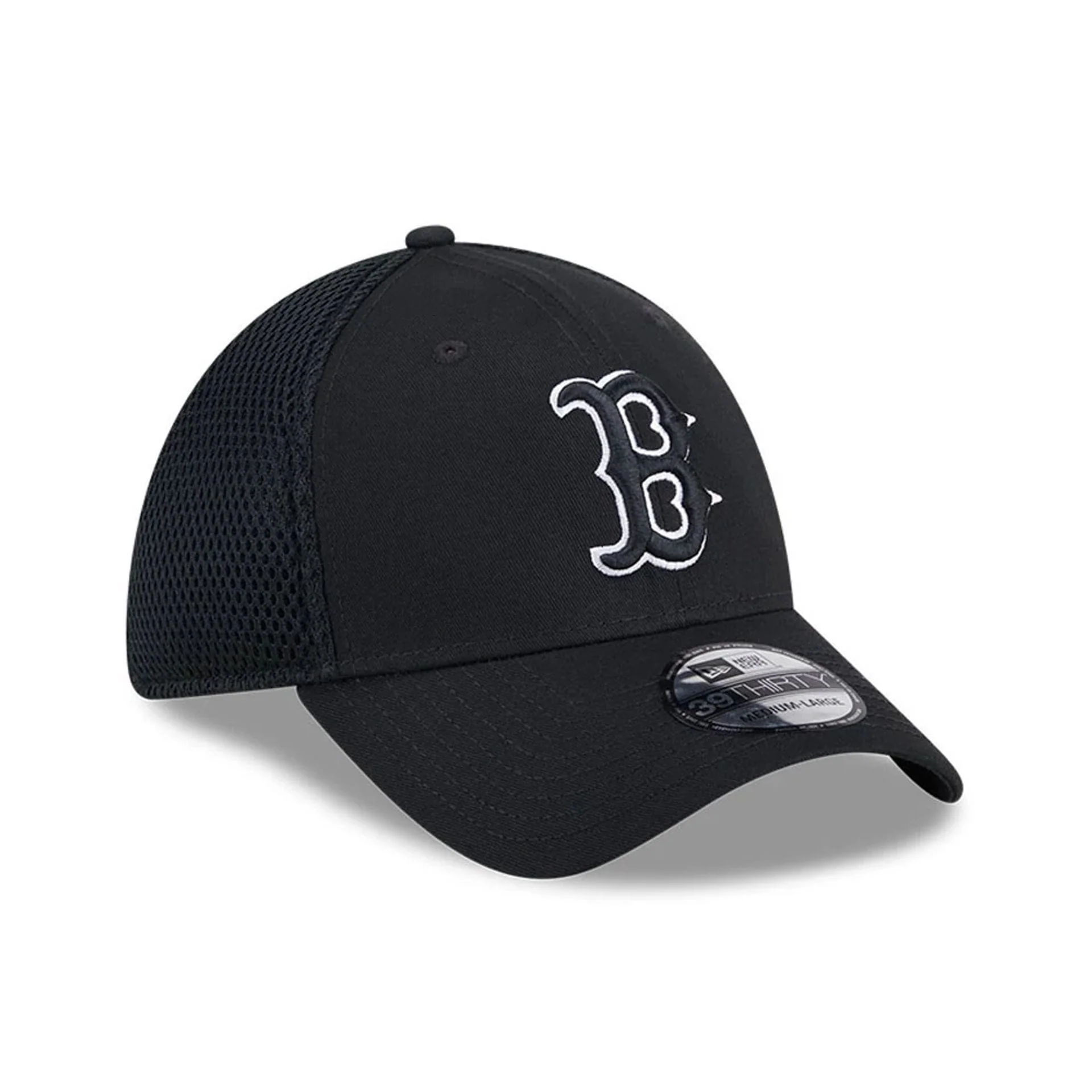 Boston Red Sox MLB Evergreen Neo Black 39THIRTY Stretch Fit Cap - Image 4