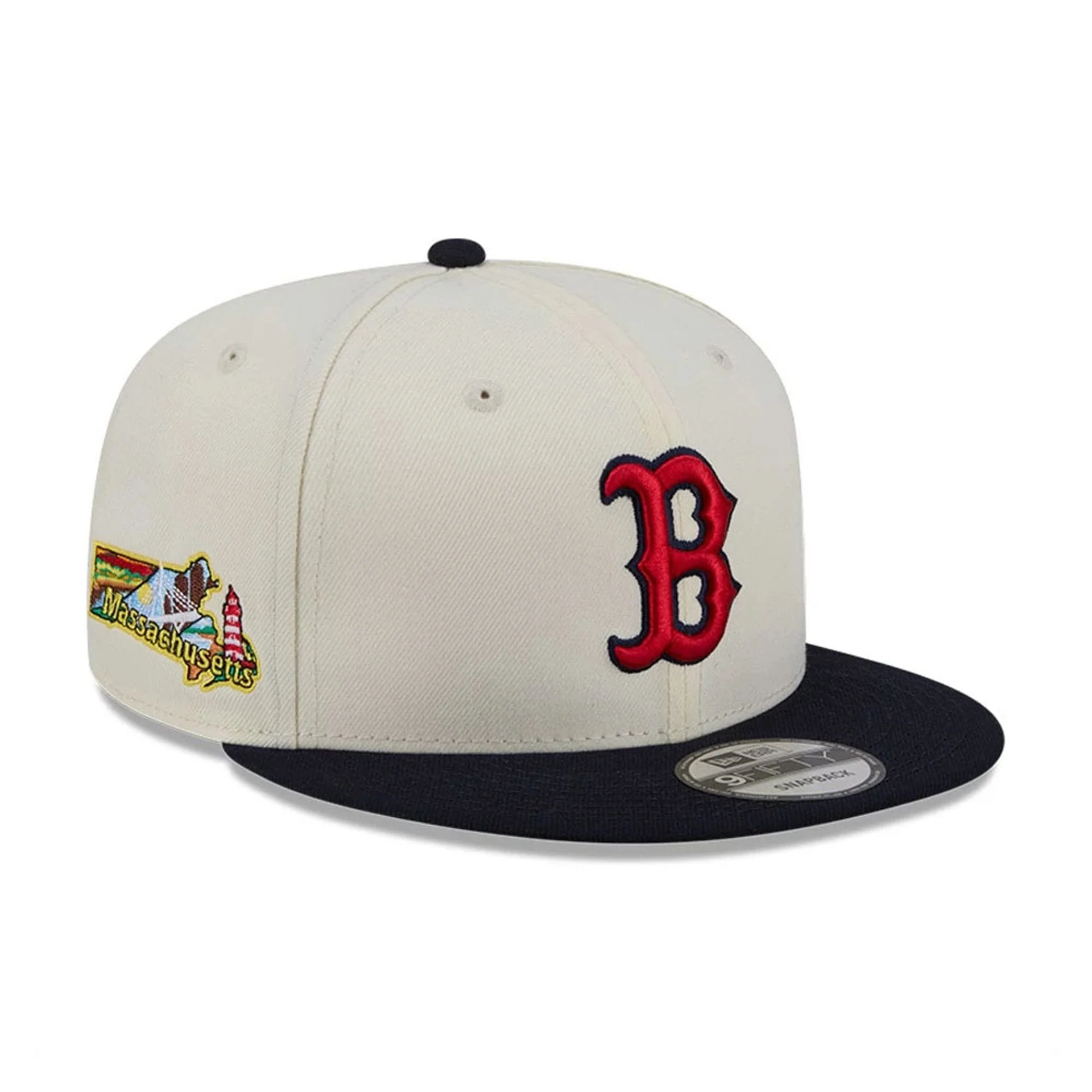 Boston Red Sox MLB Localized White 9FIFTY Snapback Adjustable Cap