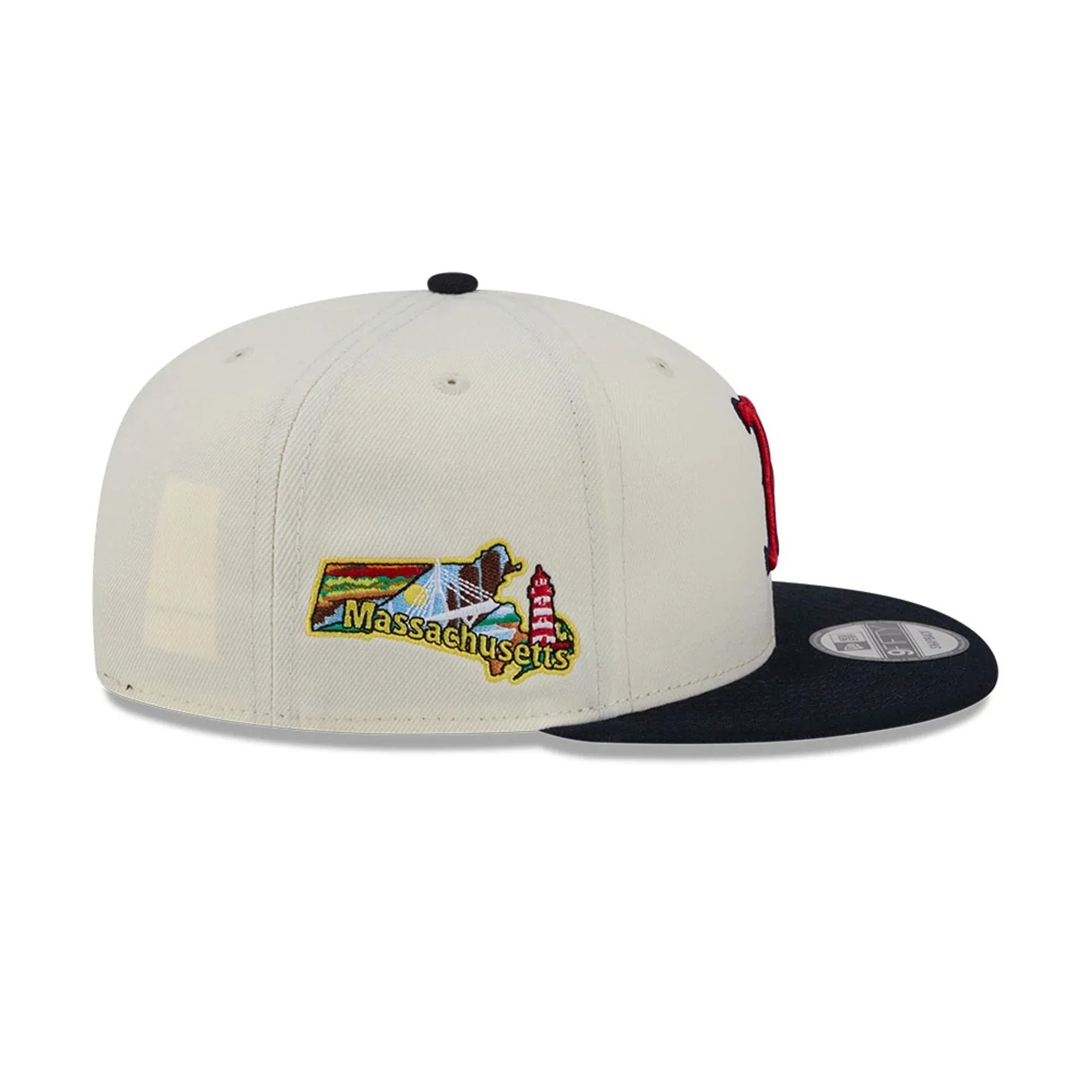 Boston Red Sox MLB Localized White 9FIFTY Snapback Adjustable Cap - Image 5