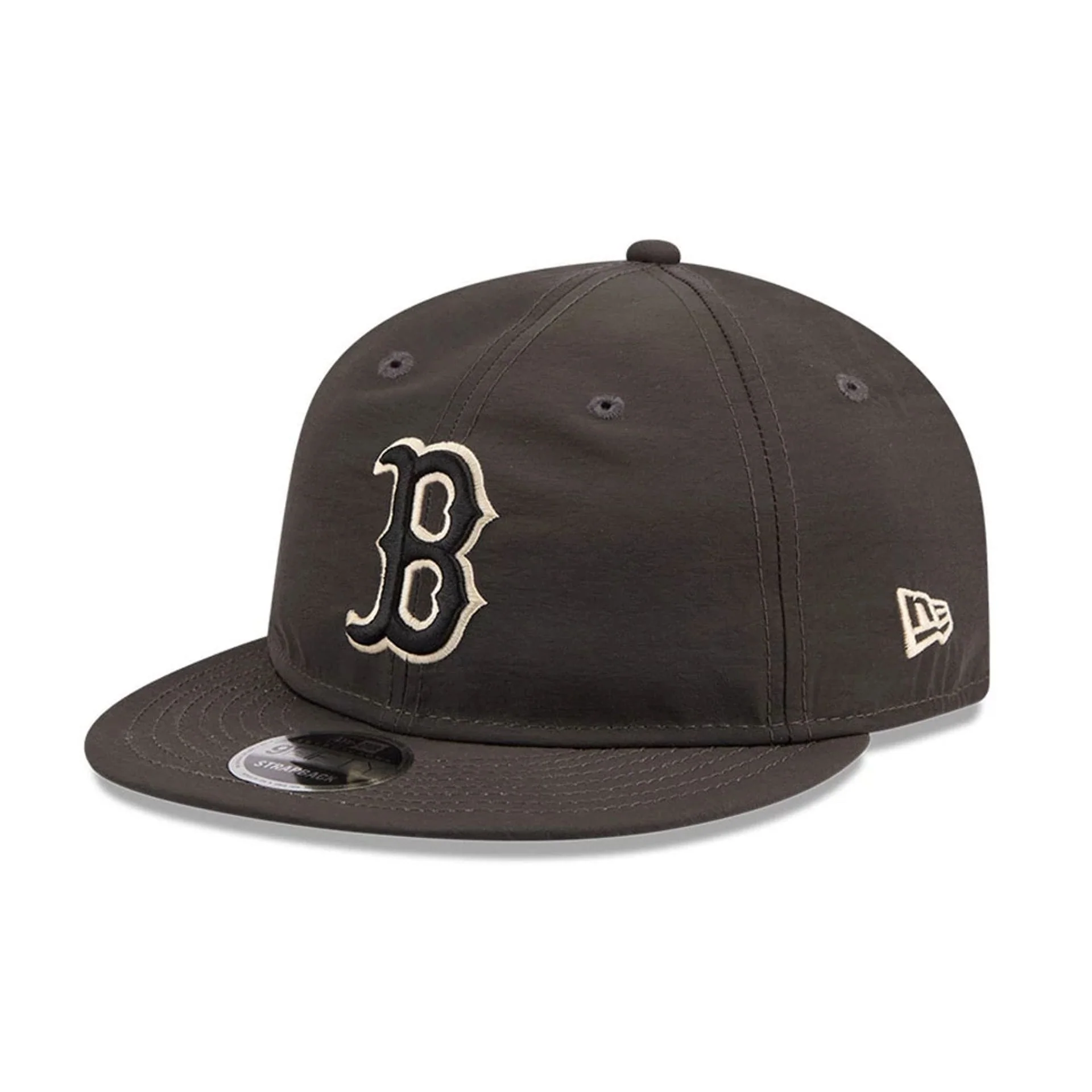 Boston Red Sox MLB Nylon Black Retro Crown 9FIFTY Adjustable Cap