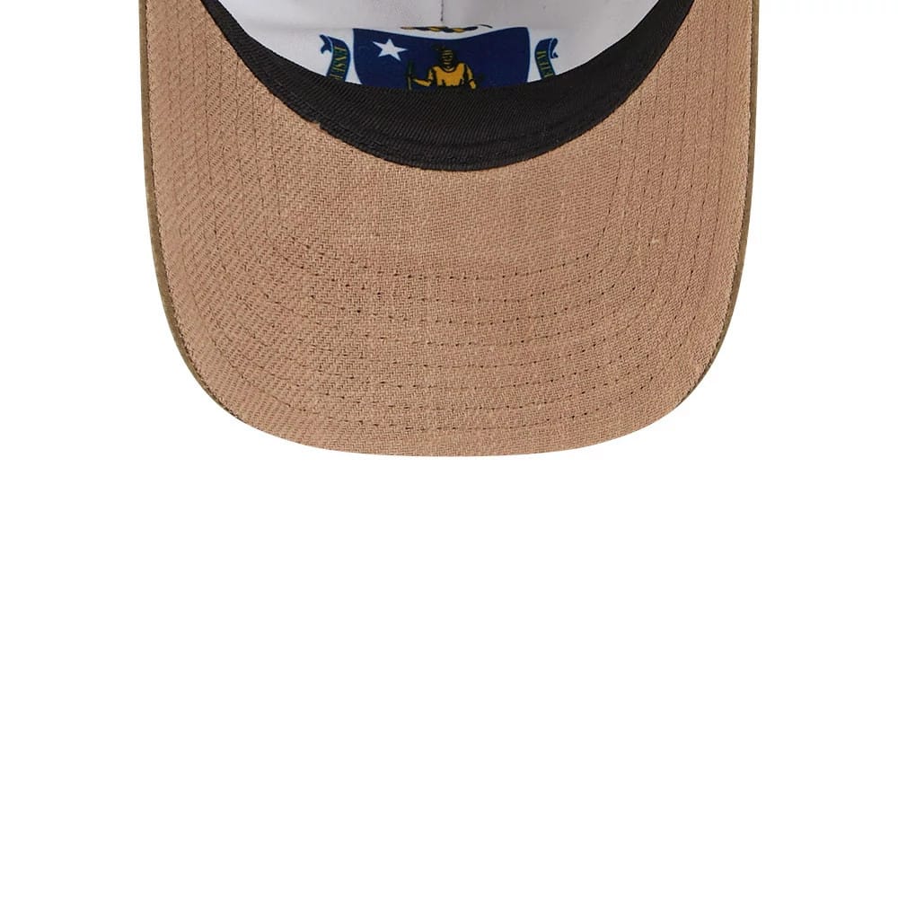 Boston Red Sox MLB Open Brown 9TWENTY A-Frame Adjustable Cap - Image 6