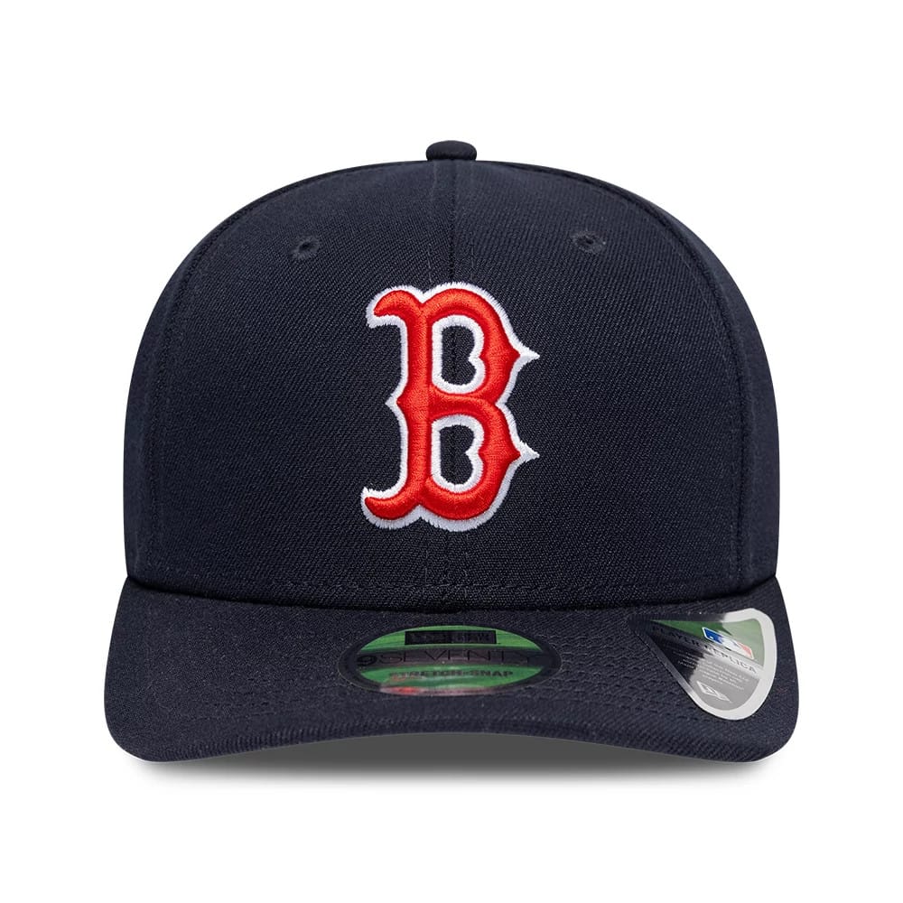 Boston Red Sox MLB Player Replica Navy 9SEVENTY Stretch Snap Adjustable Cap - Image 2