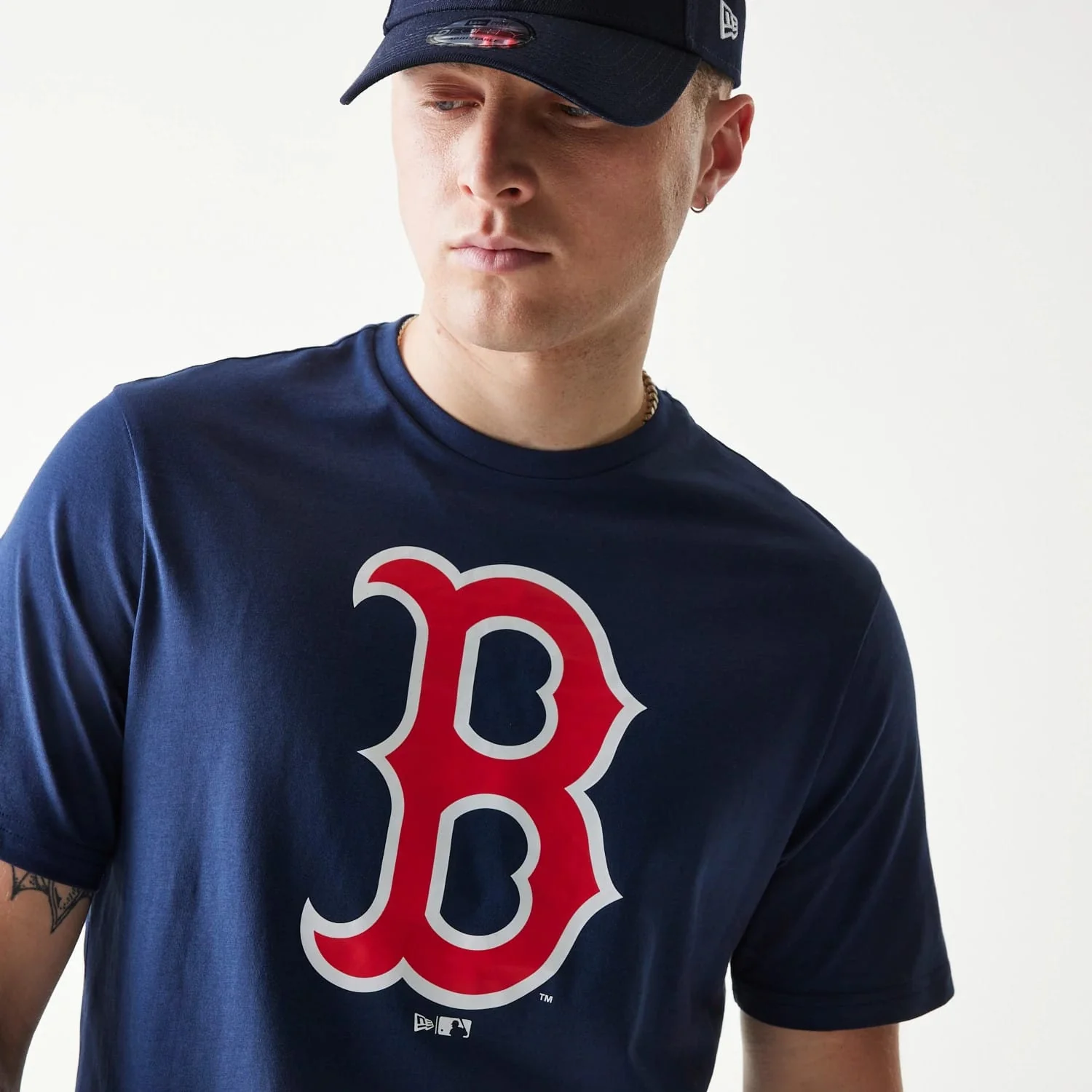 Boston Red Sox MLB Regular Dark Blue T-Shirt - Image 3