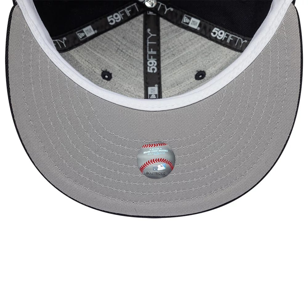Boston Red Sox MLB Soft Buckram Navy 59FIFTY Fitted Cap - Image 2