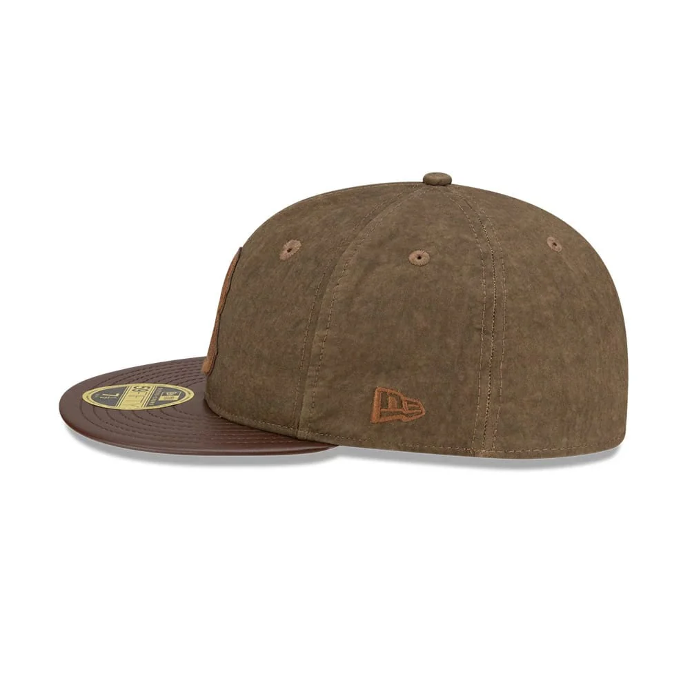 Brooklyn Dodgers MLB Open Brown Retro Crown 59FIFTY Fitted Cap - Image 6