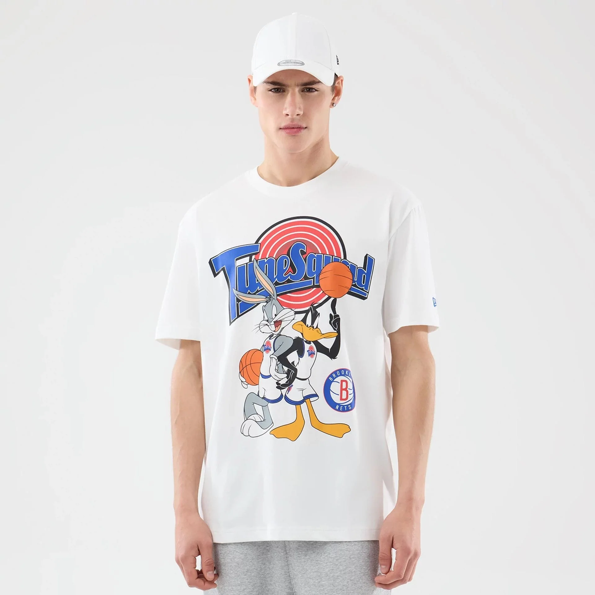 Brooklyn Nets Space Jam 2 X NBA White T-Shirt