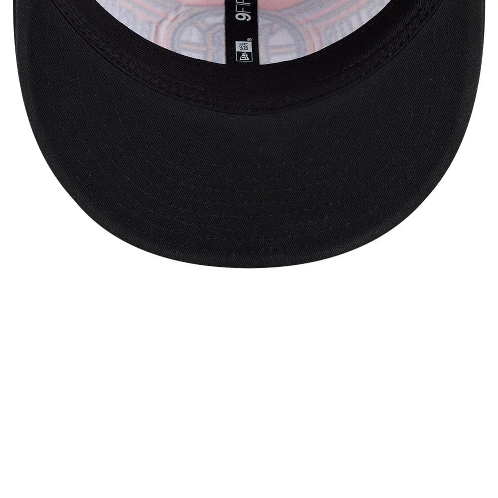 Bruins NHL Team Stripes Black Retro Crown 9FIFTY Adjustable Cap - Image 7