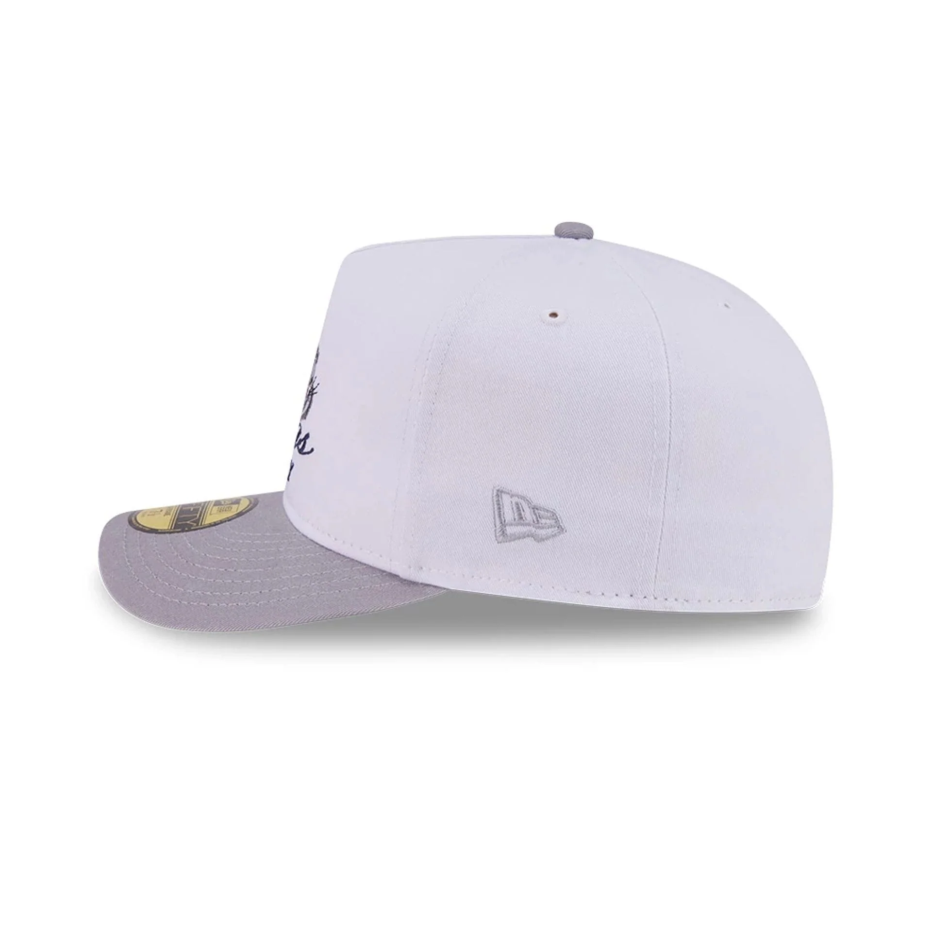 Bugs Bunny Script Looney Tunes White 59FIFTY A-Frame Fitted Cap - Image 6