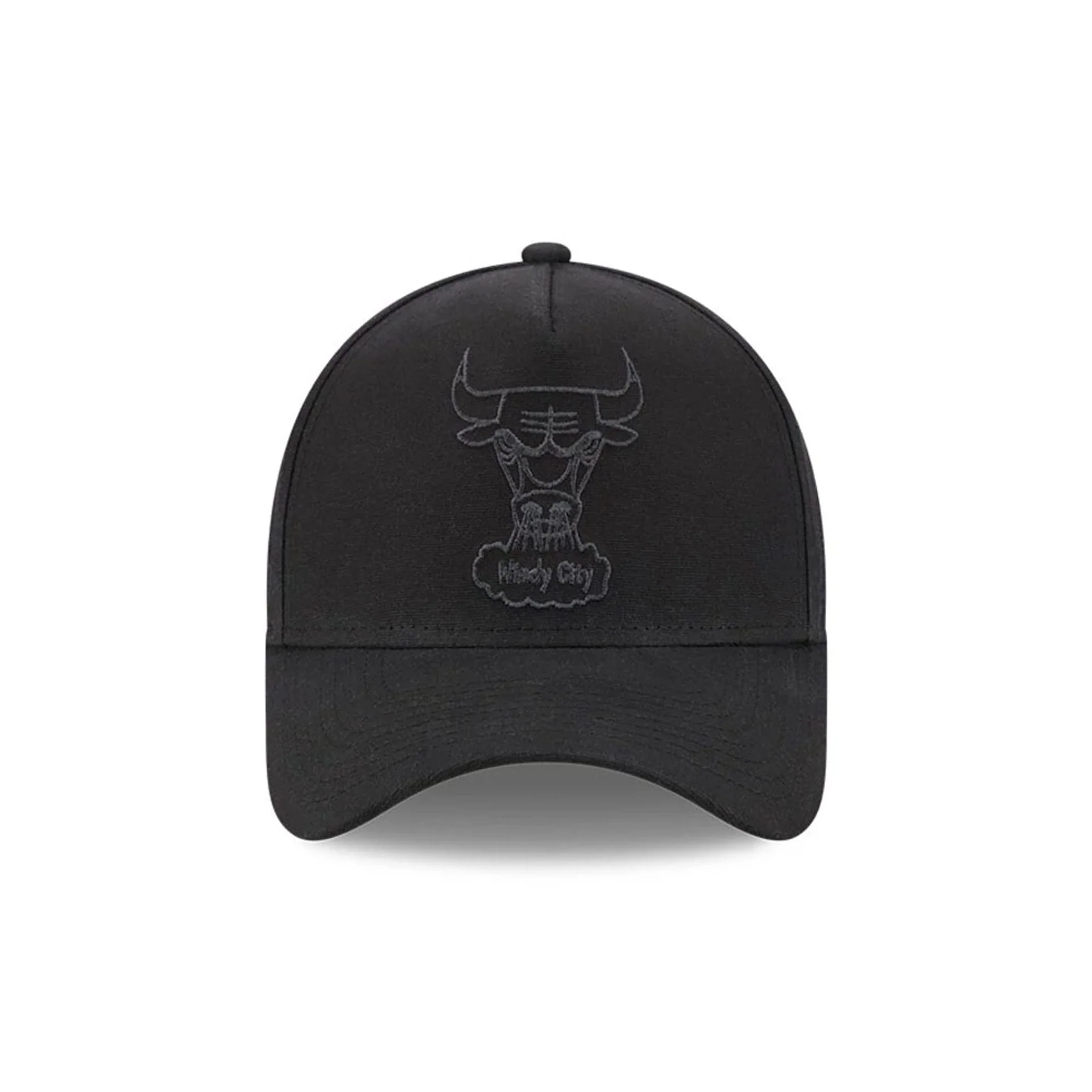 Bulls NBA Waxy Canvas Black 59FORTY A-Frame Fitted Cap - Image 2