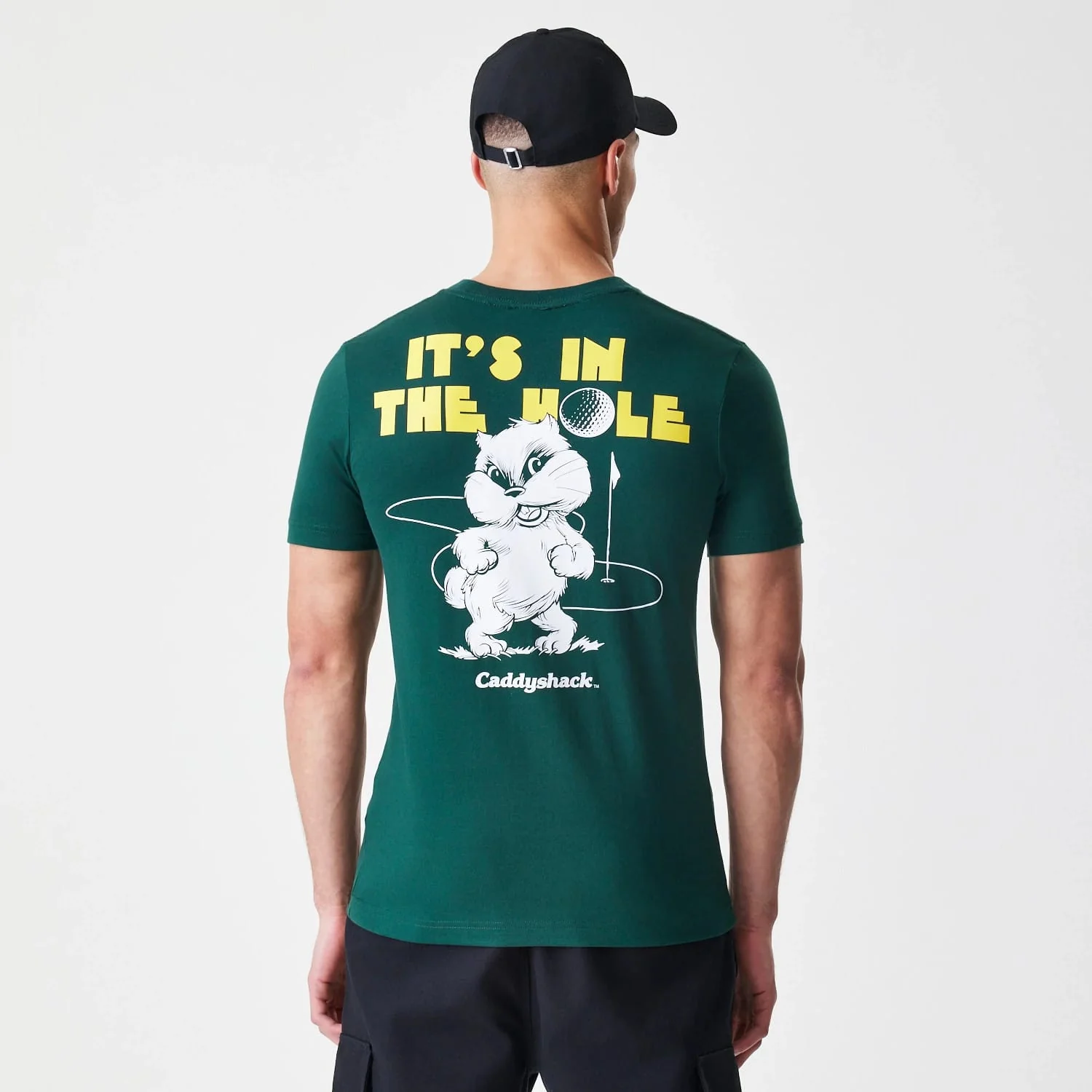 Caddyshack It's In The Hole Dark Green T-Shirt - Image 2