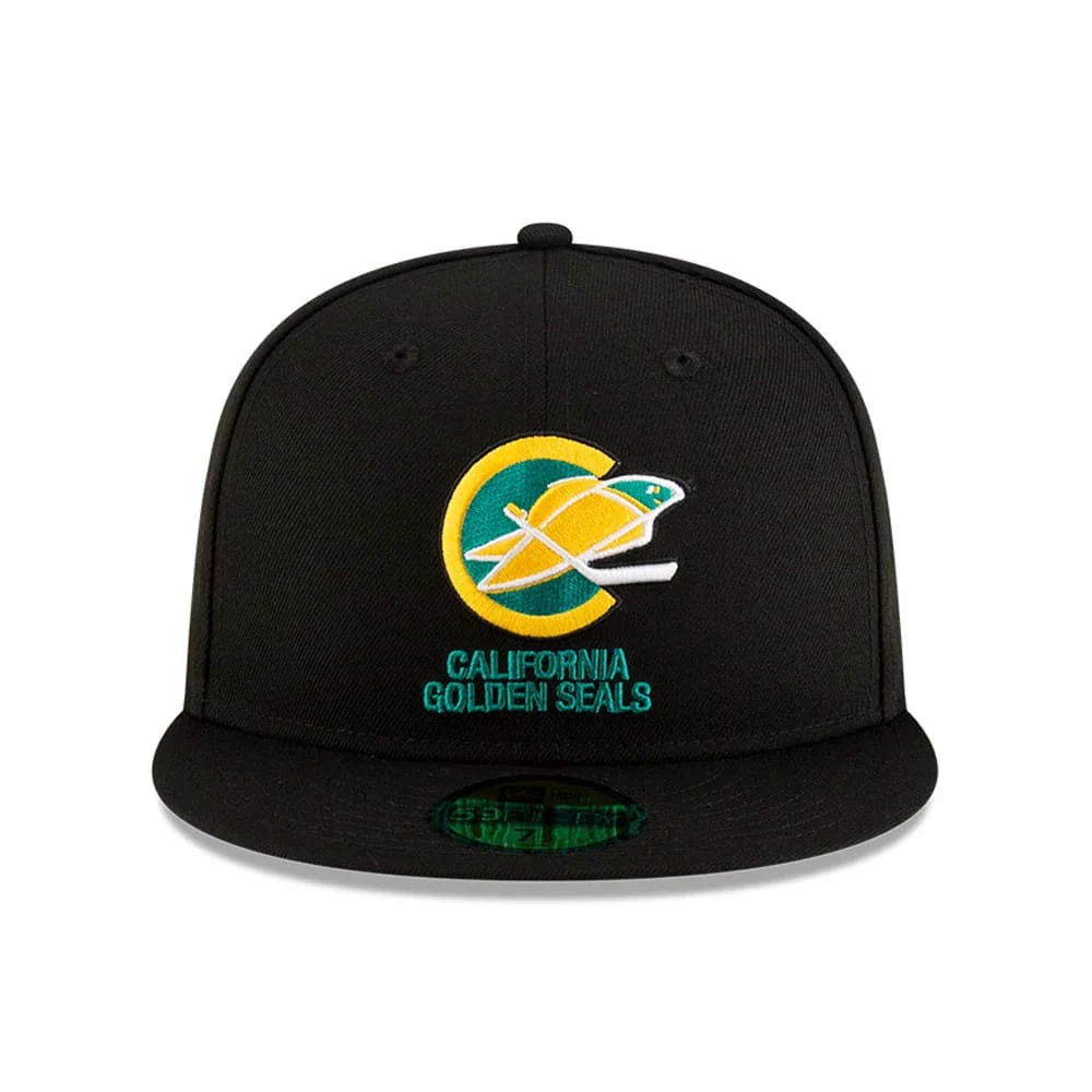 California Golden Seals NHL Basic Black 59FIFTY Fitted Cap - Image 3