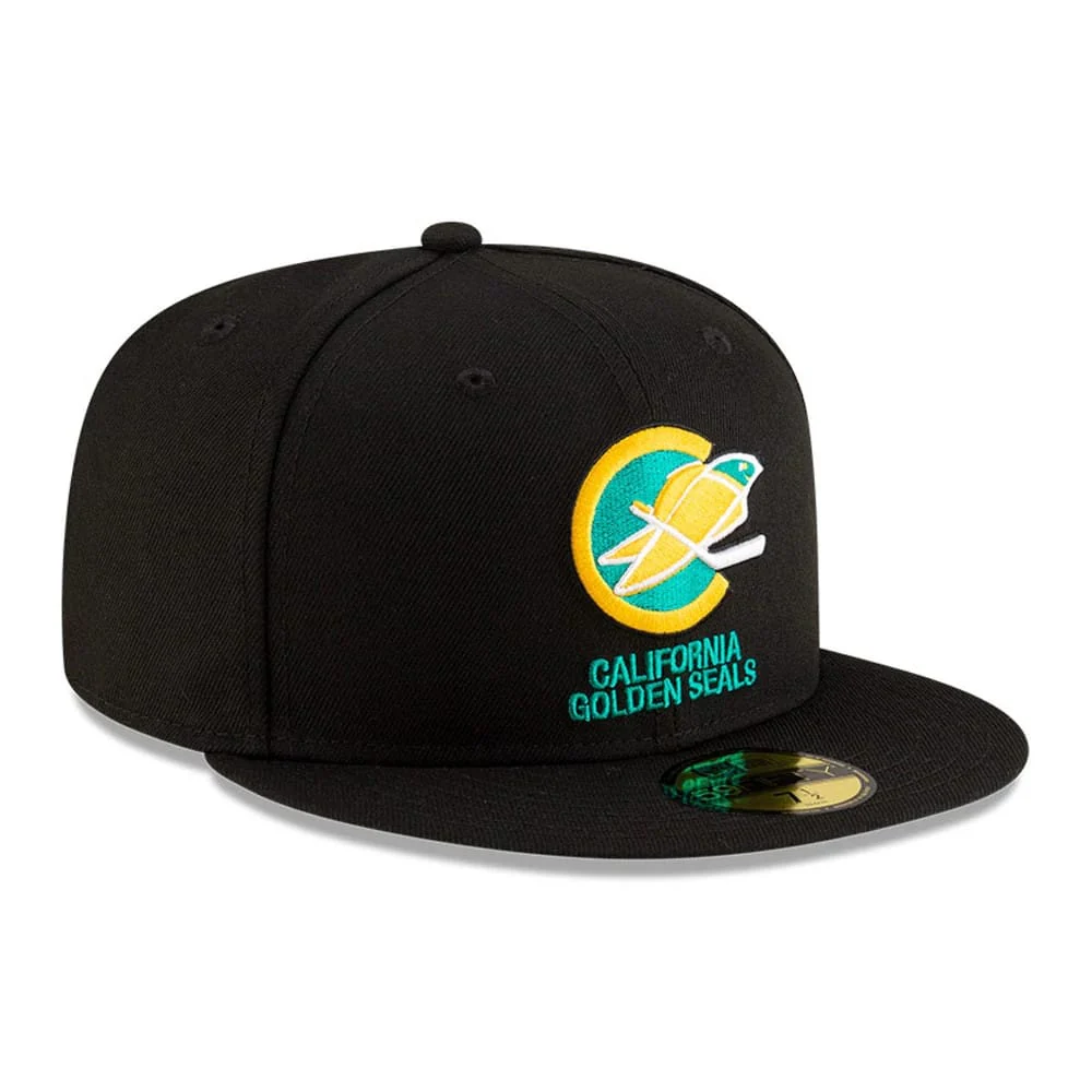 California Golden Seals NHL Basic Black 59FIFTY Fitted Cap - Image 4