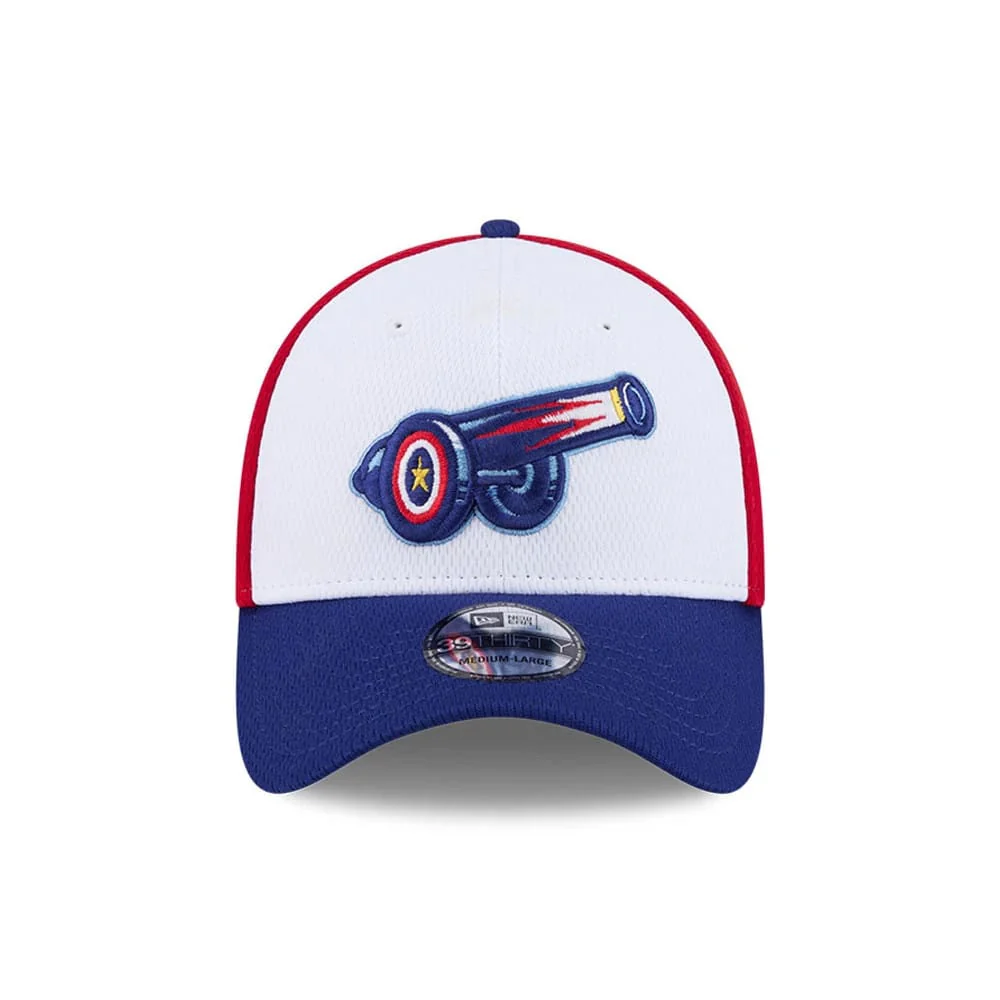 Cannon Ballers MiLB Batting Practice Navy 39THIRTY Stretch Fit Cap - Image 3