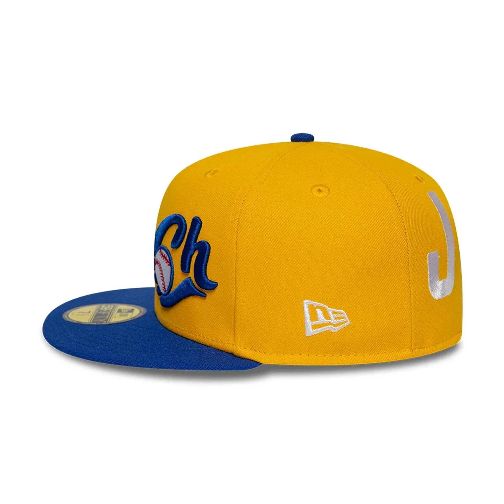 Charros De Jalisco LMB Multi Logo Satin Lined Gold 59FIFTY Fitted Cap - Image 7