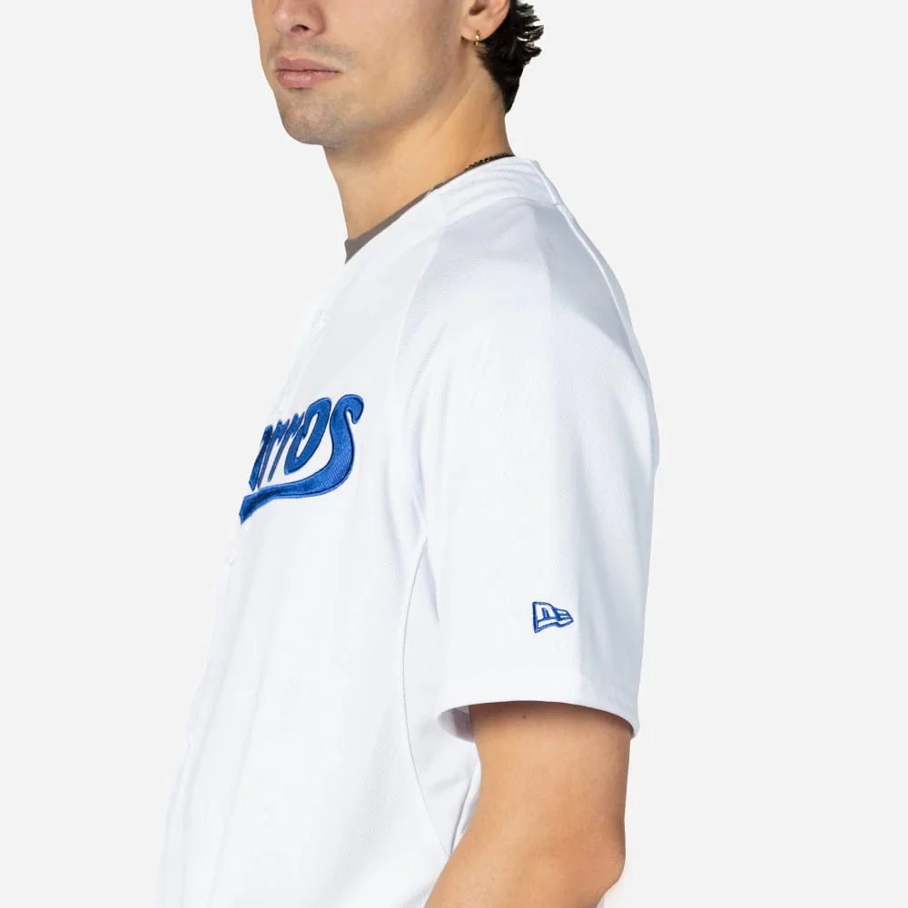 Charros De Jalisco Mexico LMB On Field White On-Field Jersey - Image 5