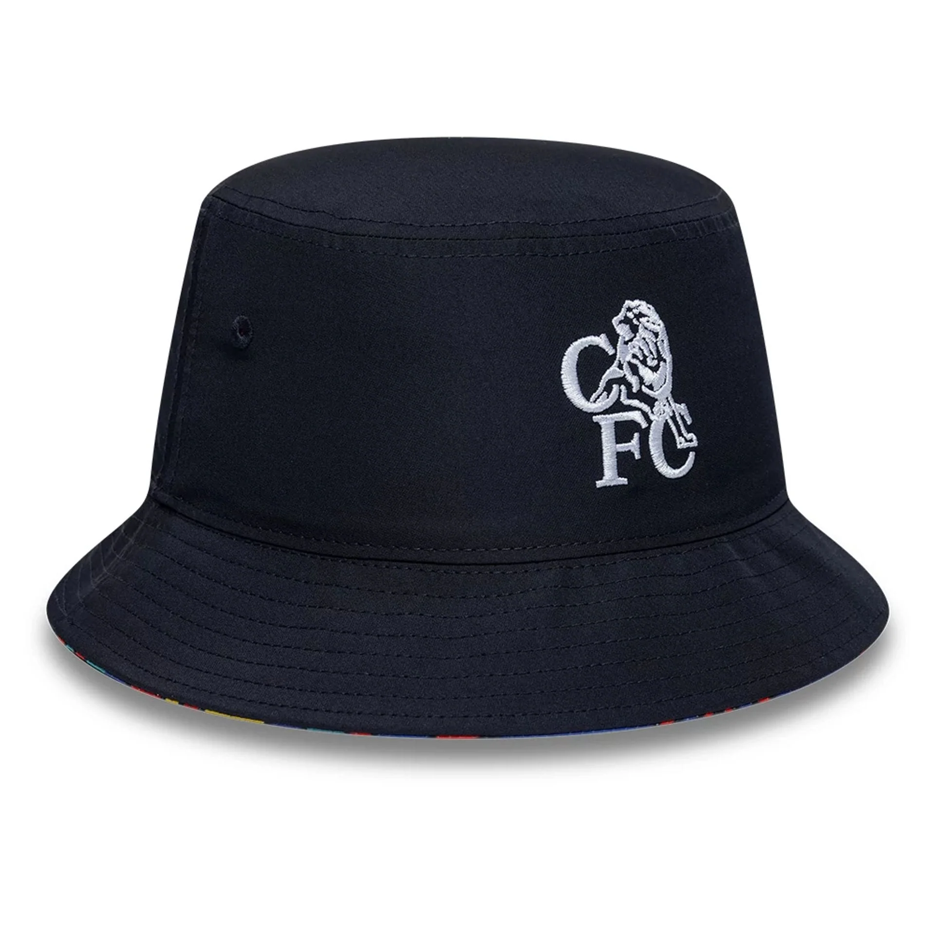 Chelsea FC Retro Goal Keeper Navy Reversible Bucket Hat - Image 5
