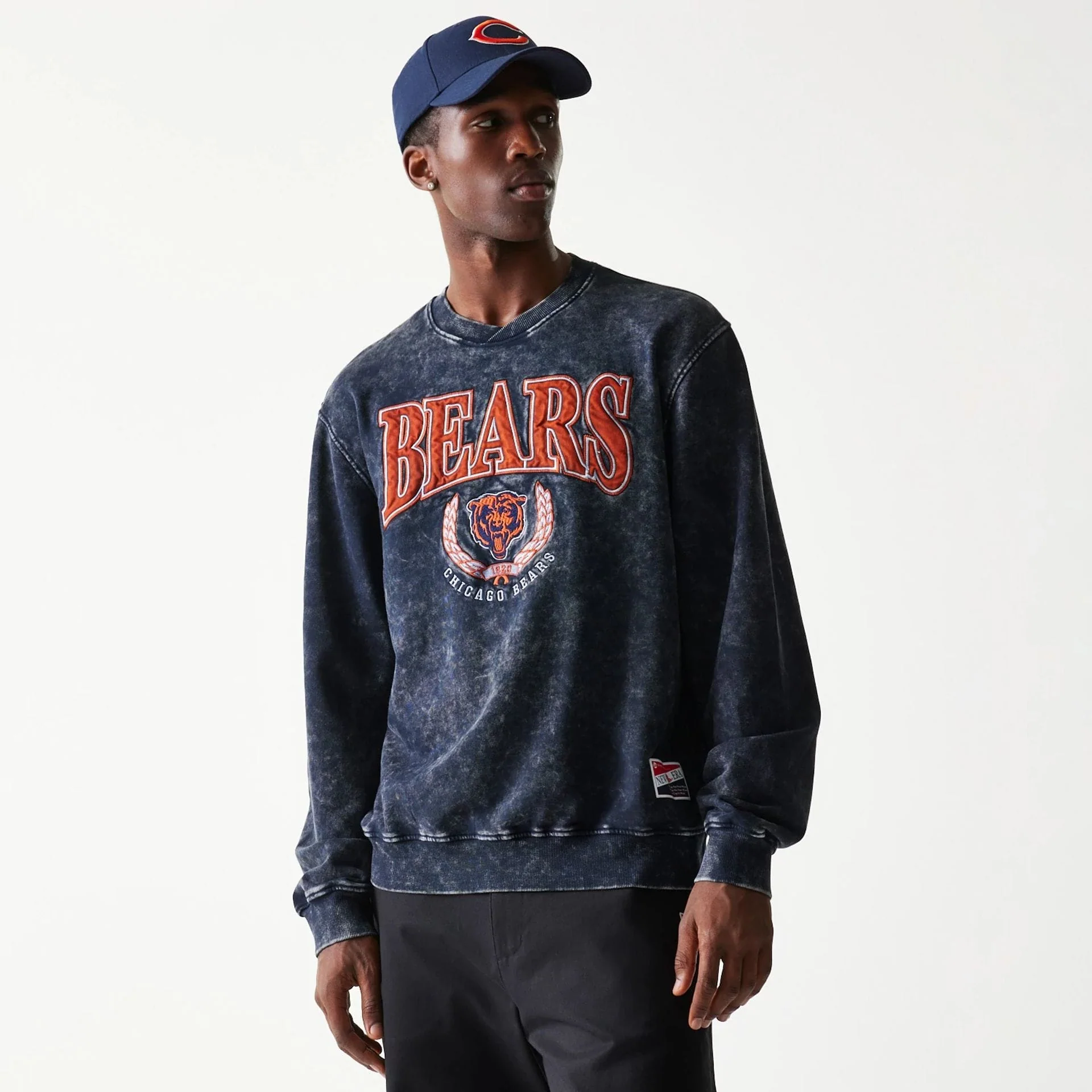 Chicago Bears NFL Navy Crew Neck Sweater