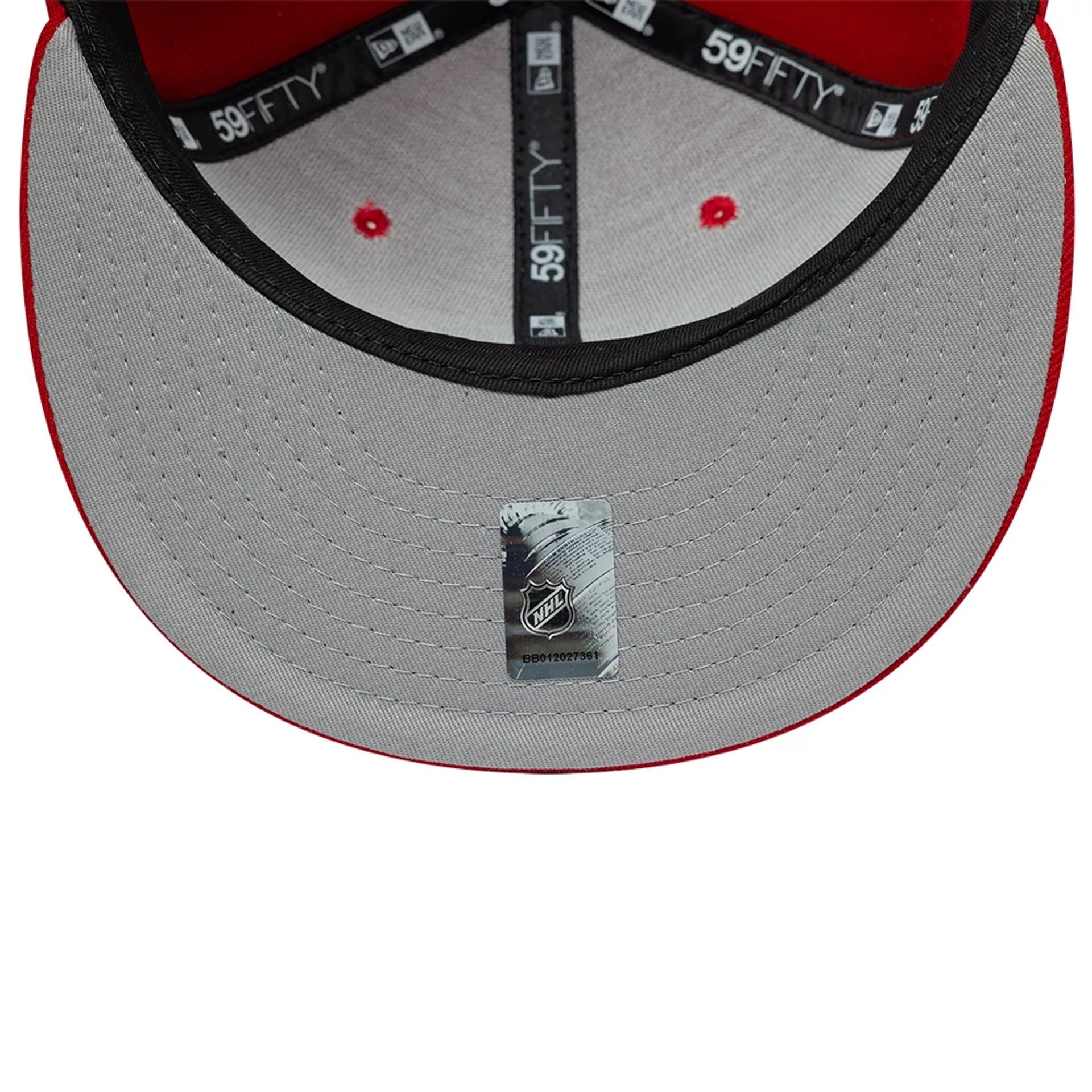 Chicago Blackhawks NHL Basic Red 59FIFTY Fitted Cap - Image 2