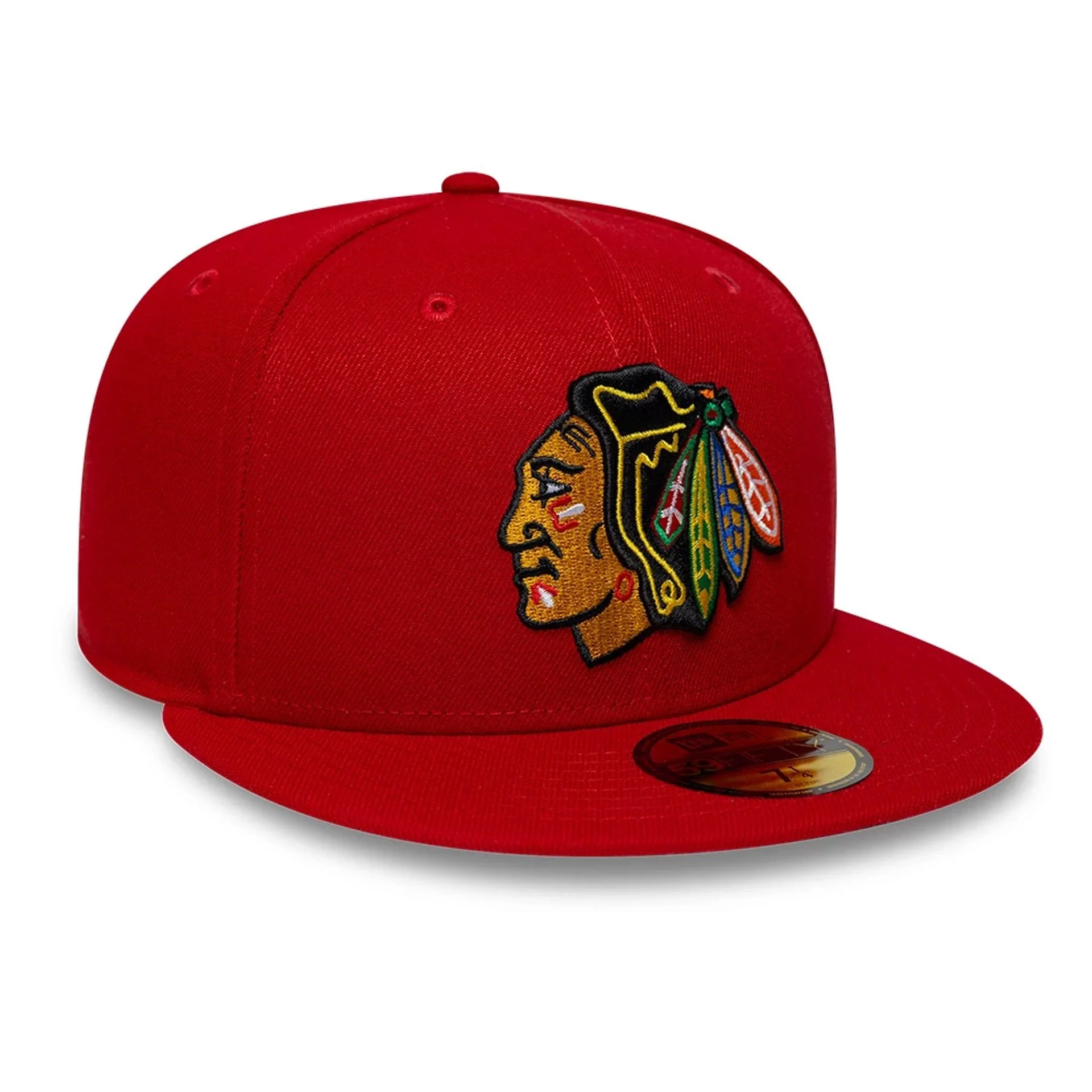 Chicago Blackhawks NHL Basic Red 59FIFTY Fitted Cap - Image 4