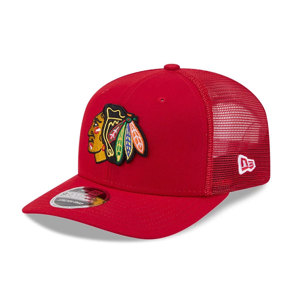 Chicago Blackhawks NHL Evergreen Red 9SEVENTY Stretch Snap Adjustable Cap