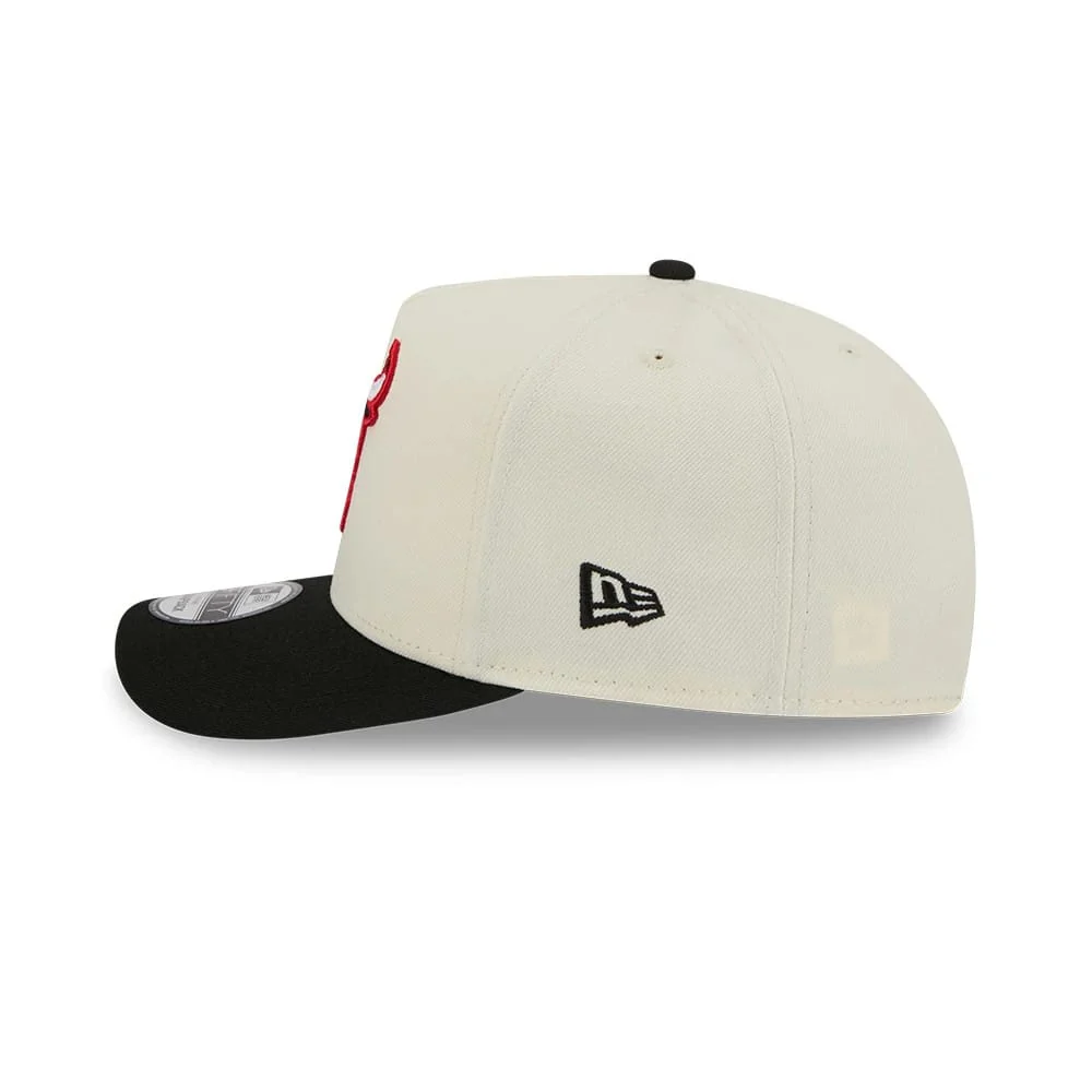 Chicago Bulls NBA Black 9FIFTY A-Frame Snapback Adjustable Cap - Image 5