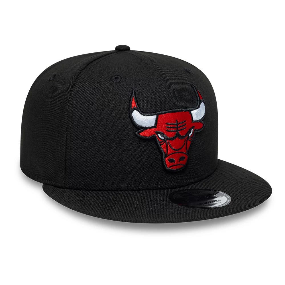 Chicago Bulls NBA Black 9FIFTY Snapback Adjustable Cap - Image 3