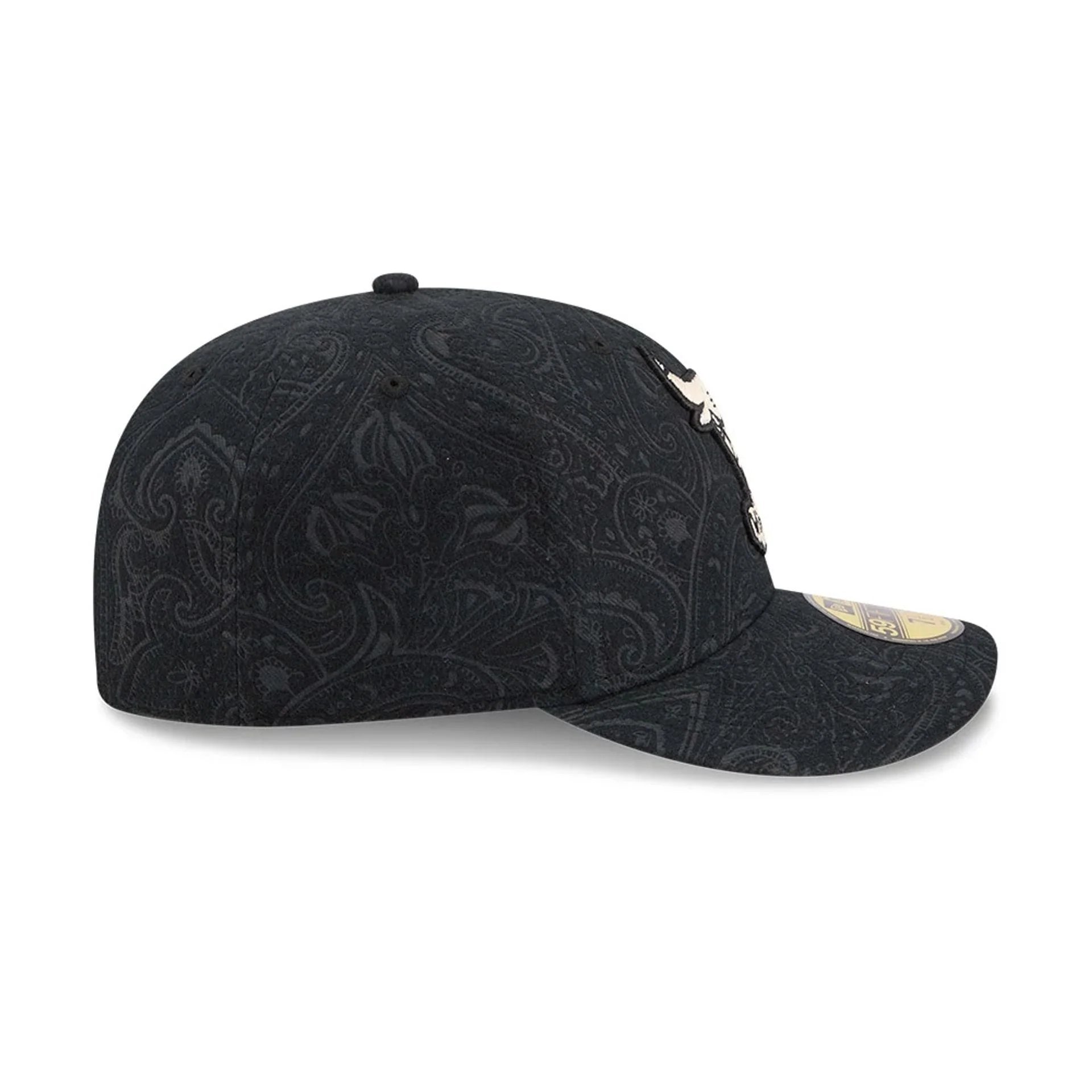 Chicago Bulls NBA Brushed Cotton Black 59FIFTY Fitted Cap - Image 6