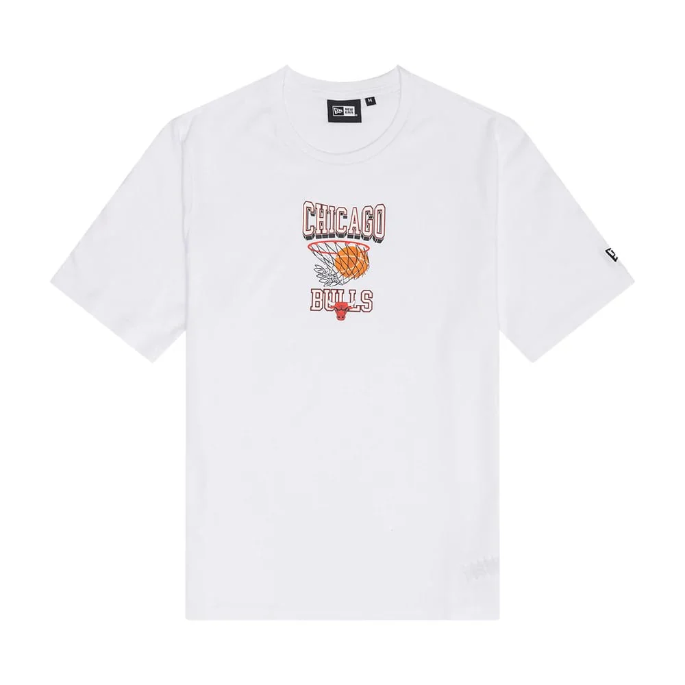 Chicago Bulls NBA Graphic White T-Shirt