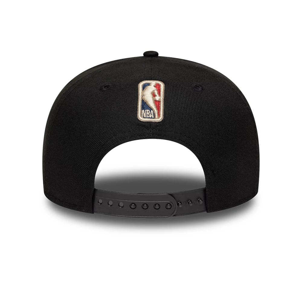Chicago Bulls NBA Hardwood Classic Black 9FIFTY A-Frame Snapback Adjustable Cap - Image 5