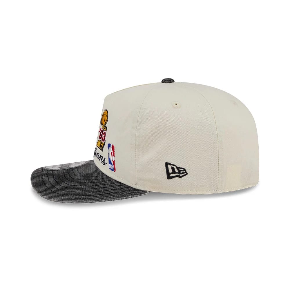 Chicago Bulls NBA Hardwood Classic Cream 19TWENTY Adjustable Cap - Image 5
