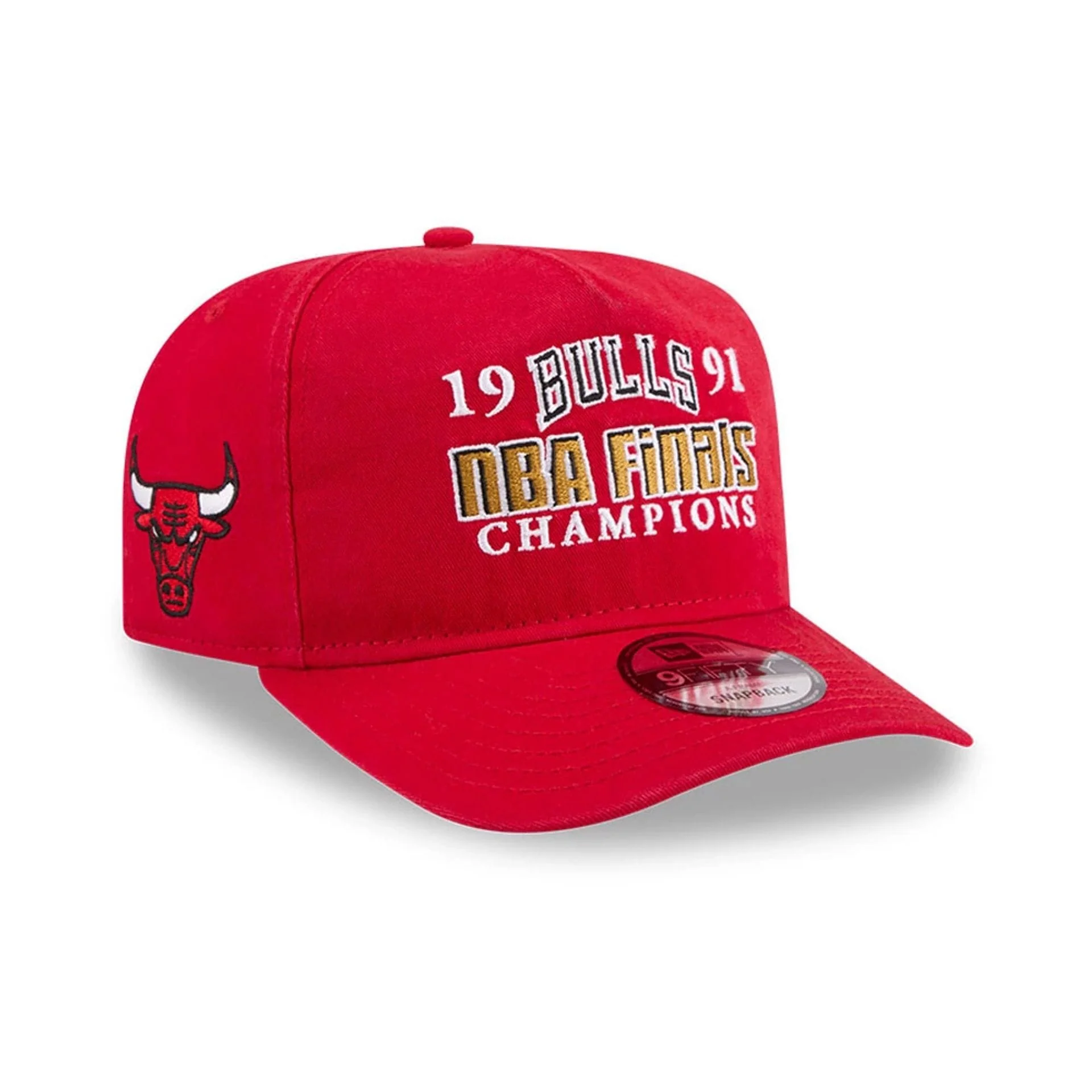 Chicago Bulls NBA Historic Red 9FIFTY A-Frame Snapback Adjustable Cap