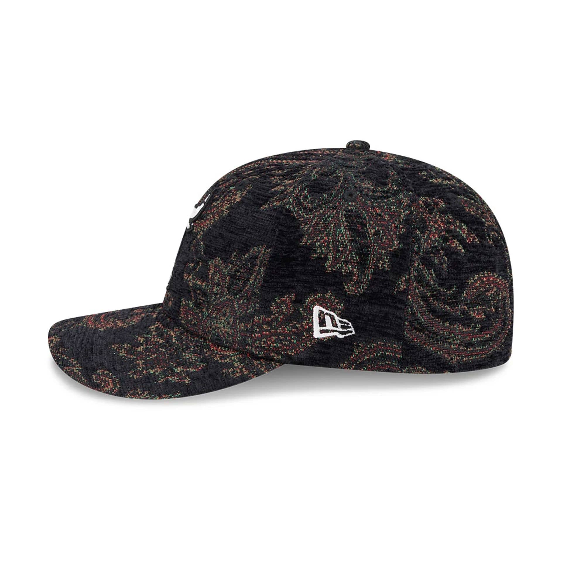 Chicago Bulls NBA Jacquard Chenille Black 59FIFTY Fitted Cap - Image 5