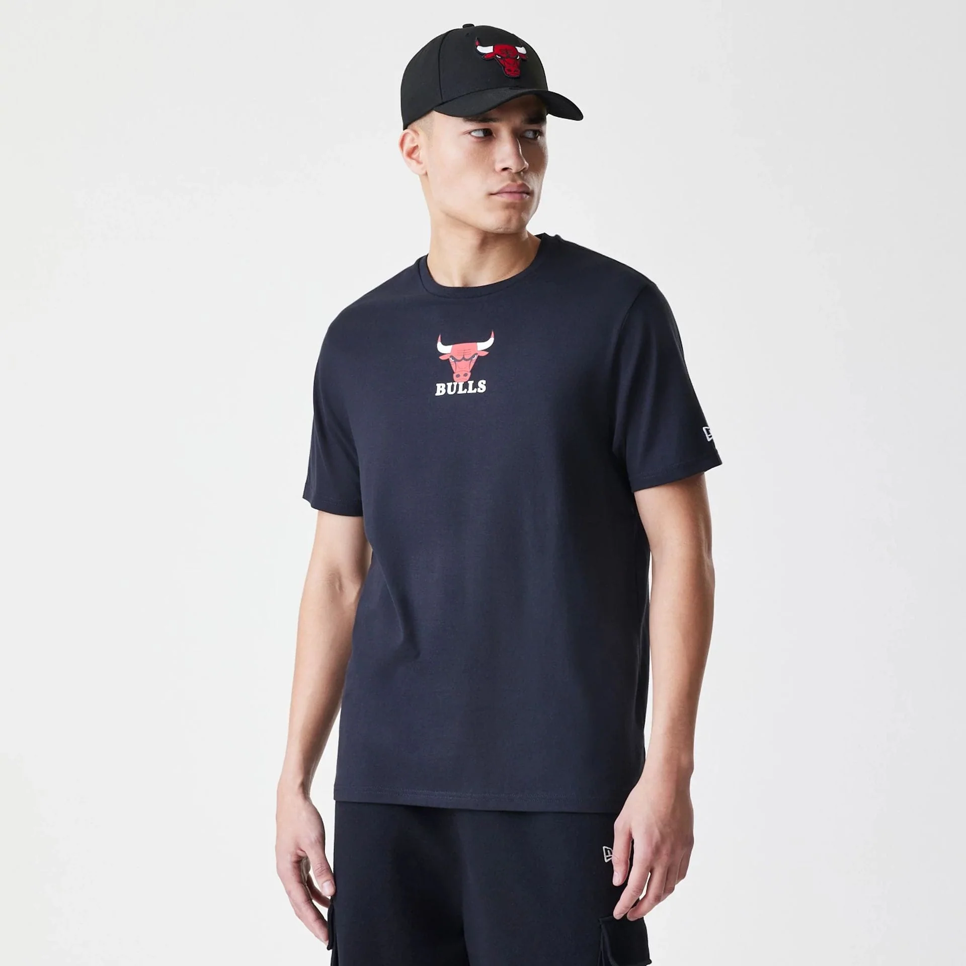 Chicago Bulls NBA Logo Black T-Shirt