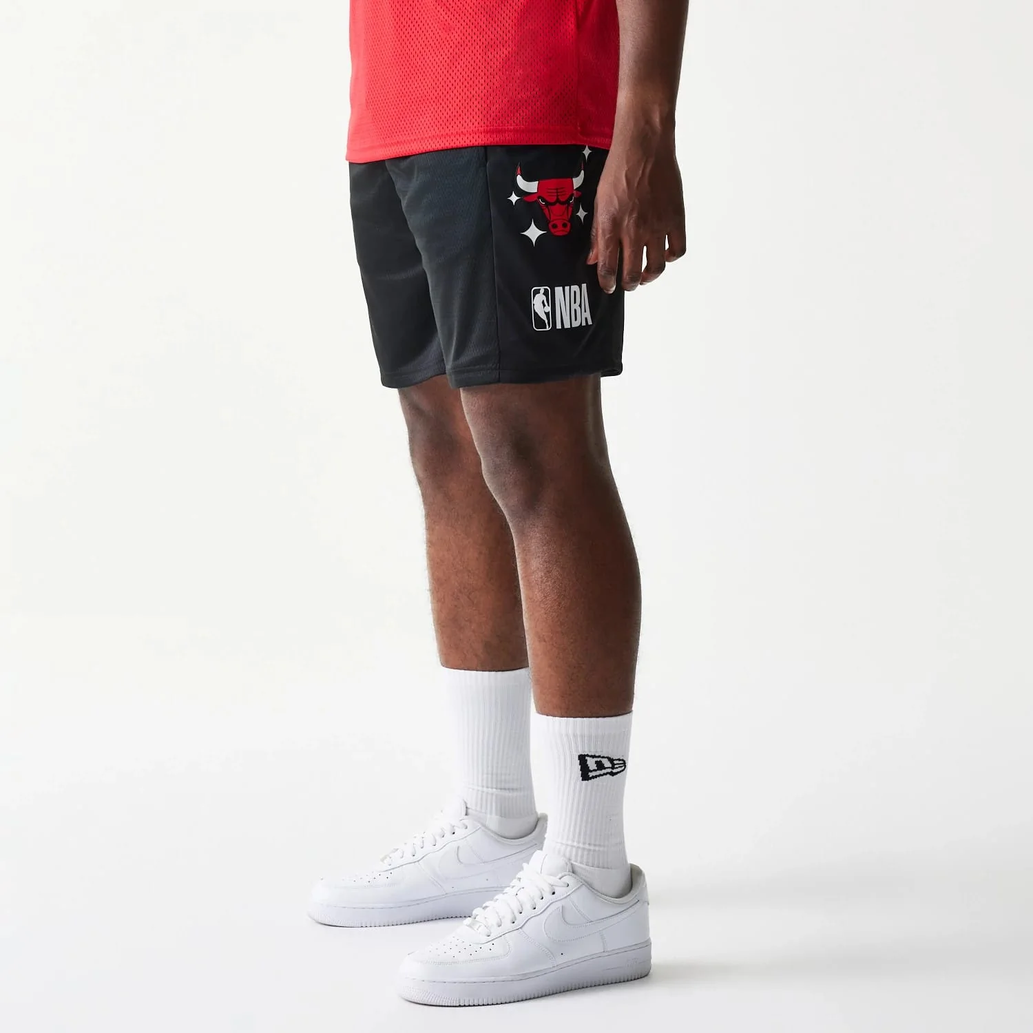 Chicago Bulls NBA Mesh Black Shorts