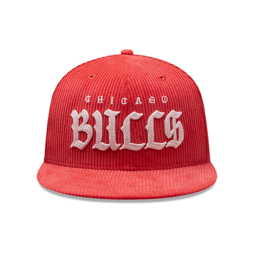 Chicago Bulls NBA Old English Red 9FIFTY Snapback Cap - Image 2