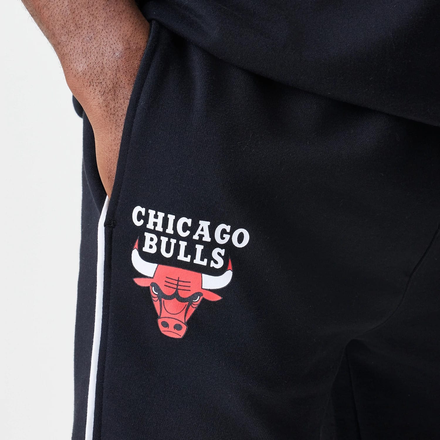 Chicago Bulls NBA Piping Navy Joggers - Image 3