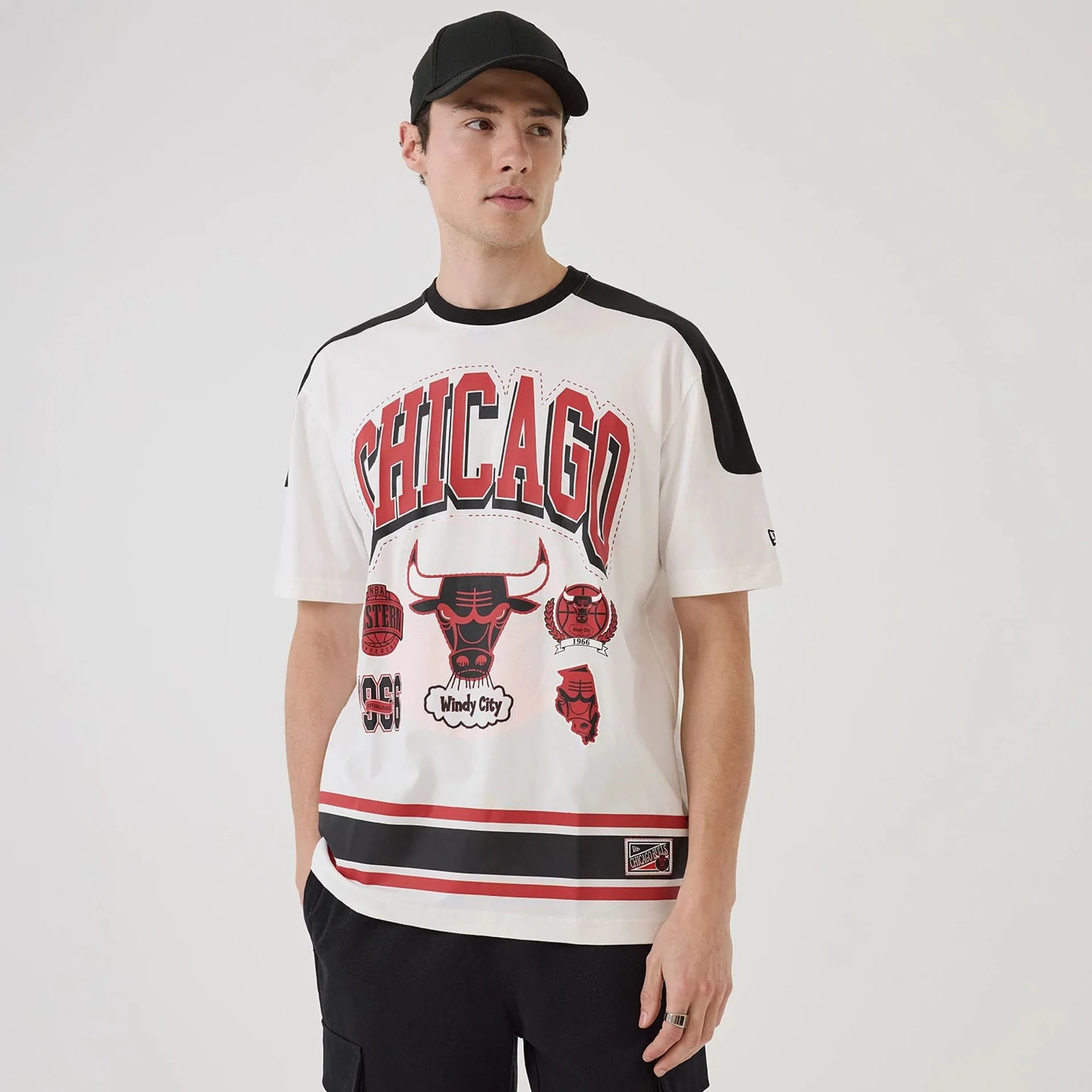 Chicago Bulls NBA Sport Classic White T-Shirt