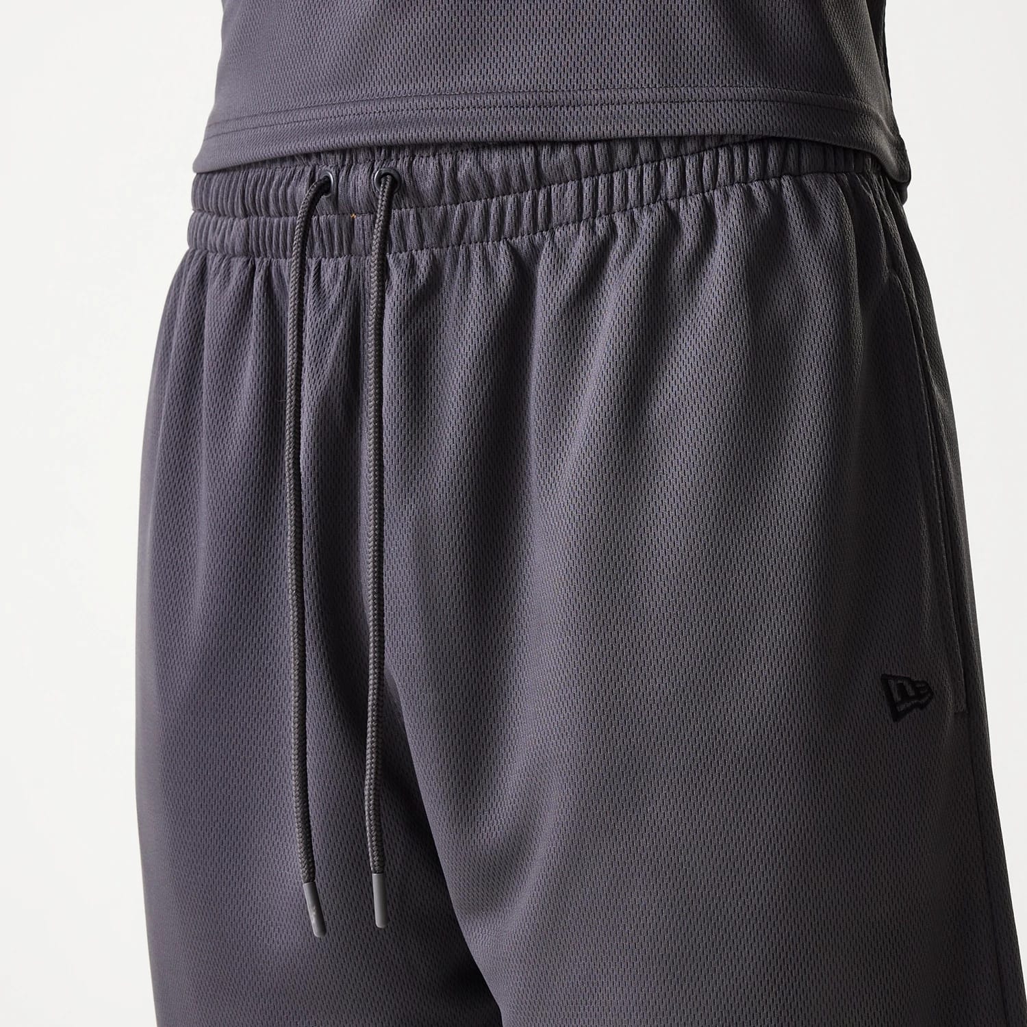 Chicago Bulls NBA Tonal Dark Grey Mesh Shorts - Image 6