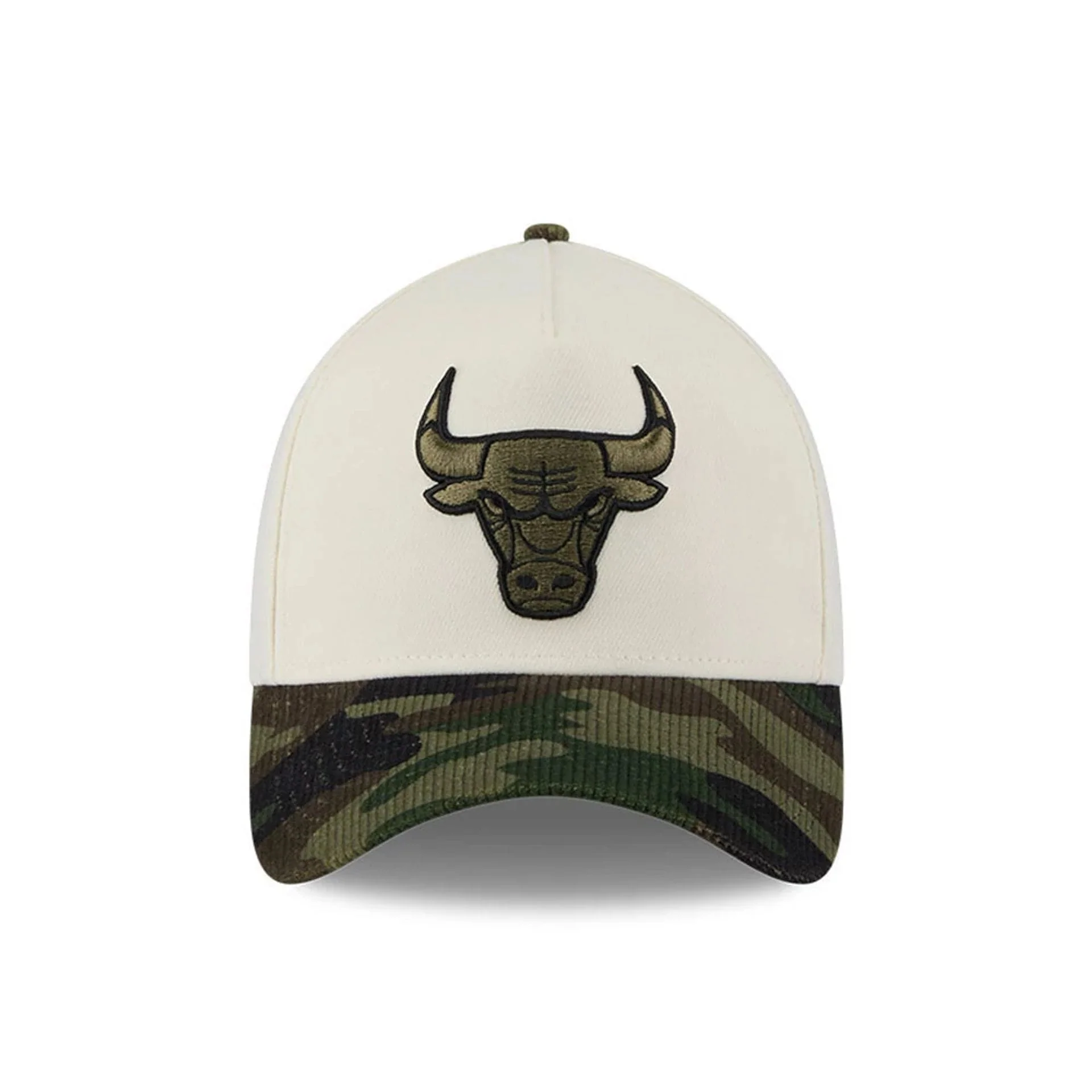 Chicago Bulls NBA White 39THIRTY A-Frame Stretch Fit Cap - Image 3