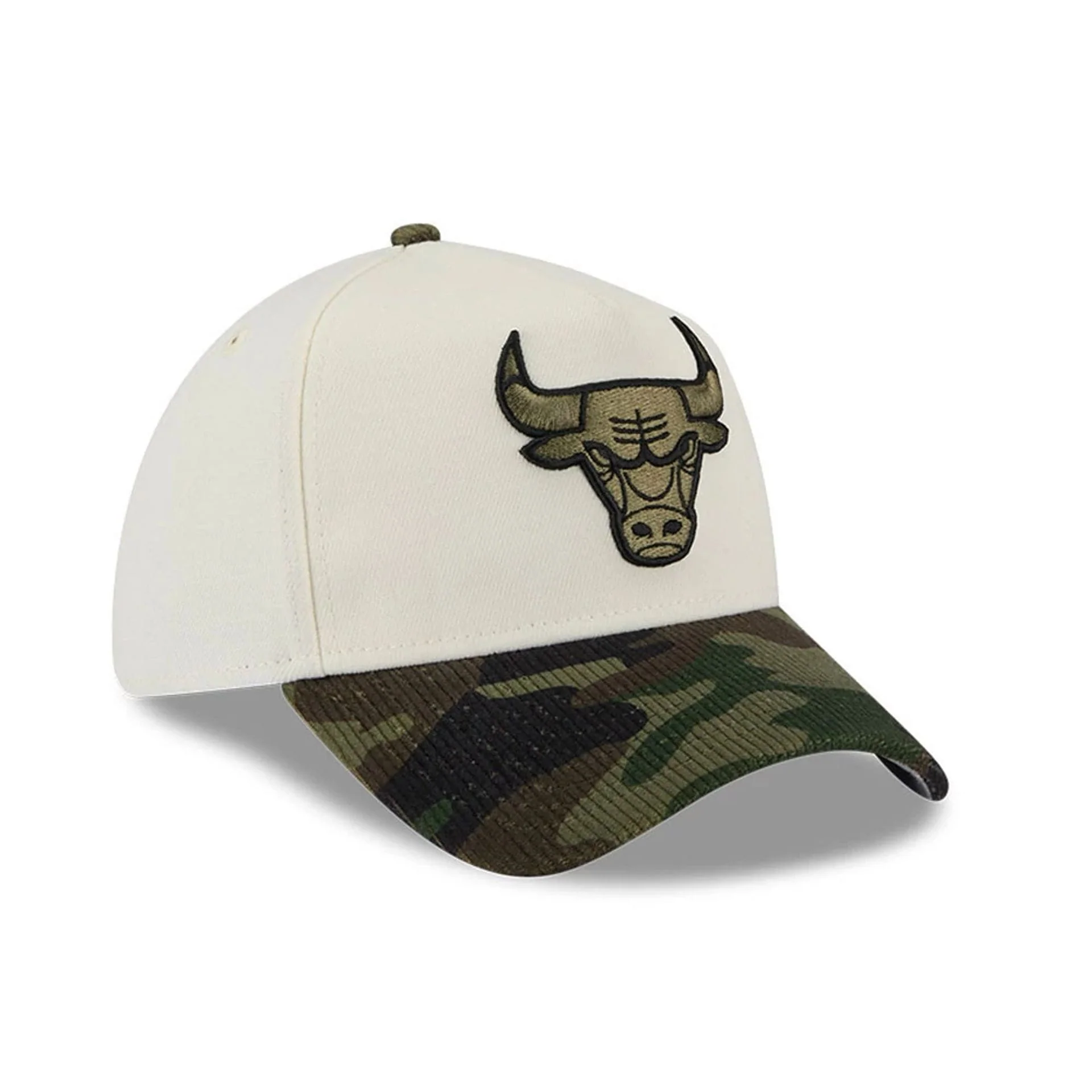 Chicago Bulls NBA White 39THIRTY A-Frame Stretch Fit Cap - Image 4