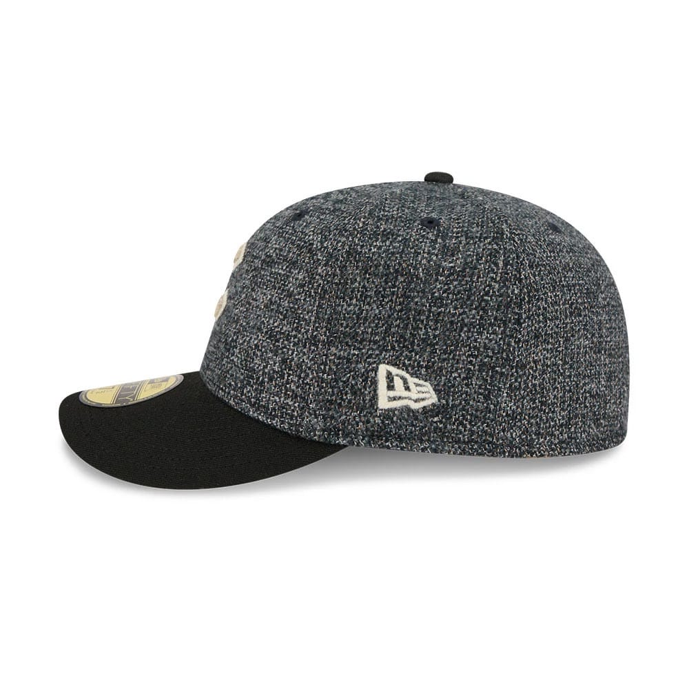 Chicago Cubs MLB Tweedy Cotton Black 59FIFTY Fitted Cap - Image 5