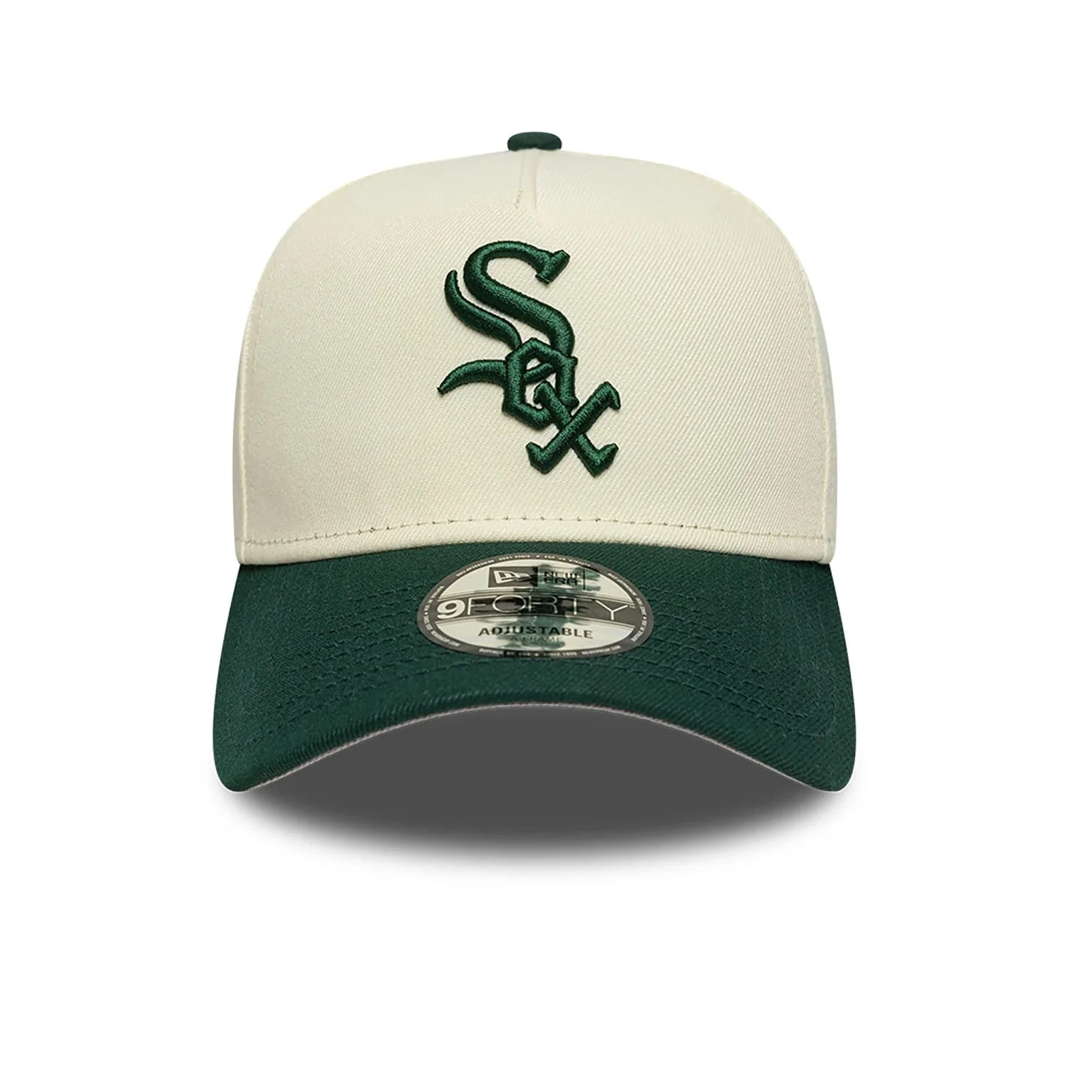 Chicago White Sox Chrome White And Dark Green 9FORTY A-Frame Adjustable Cap - Image 3