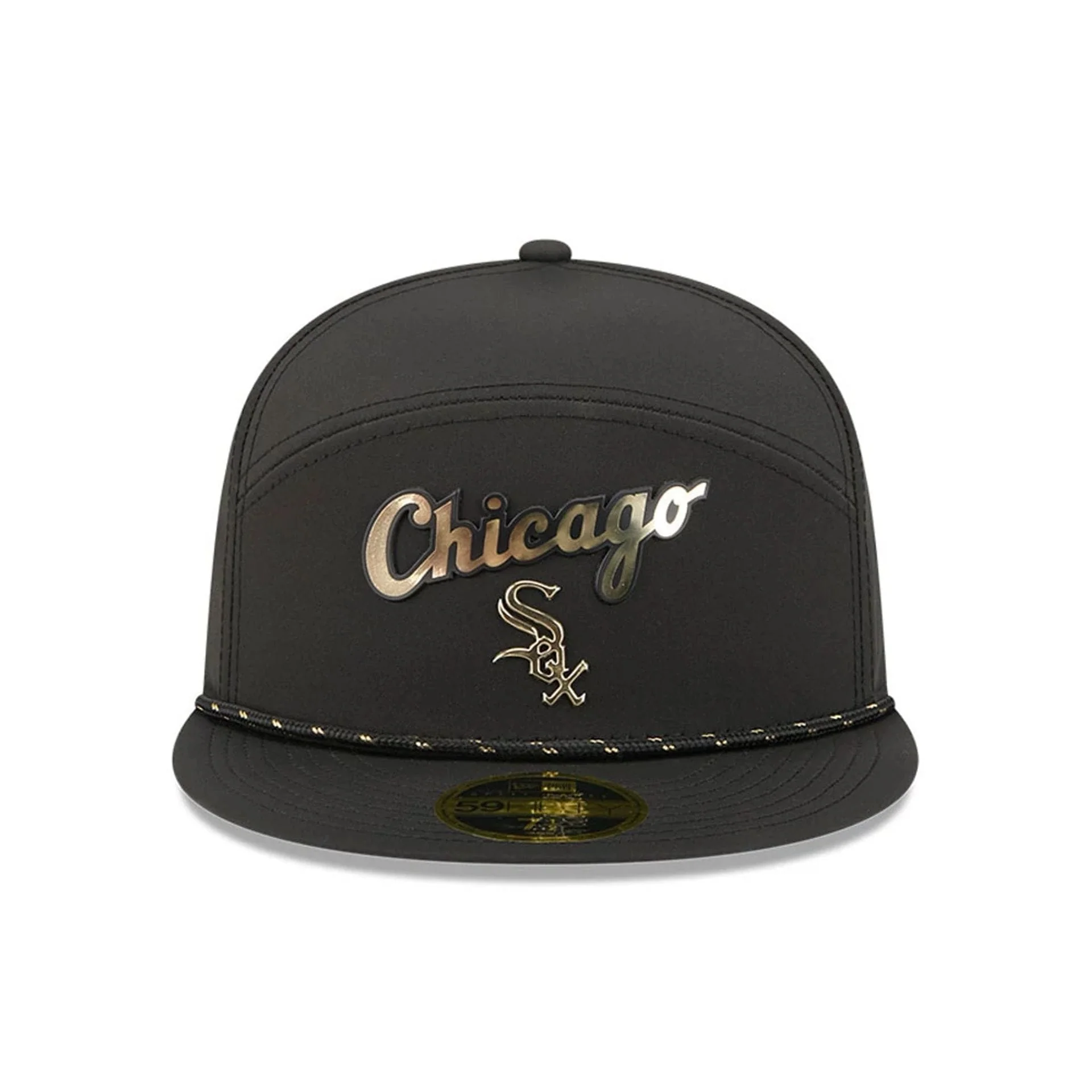 Chicago White Sox MLB 59FIFTY Day Black Split Panel 59FIFTY Fitted Cap - Image 3