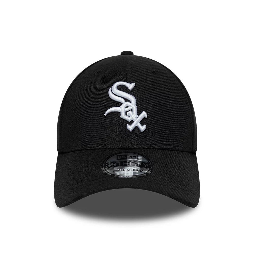 Chicago White Sox MLB Classic Black 39THIRTY Stretch Fit Cap - Image 2