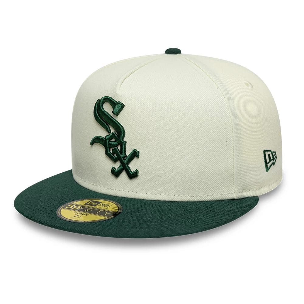 Chicago White Sox MLB Cream 59FIFTY A-Frame Fitted Cap - Image 4
