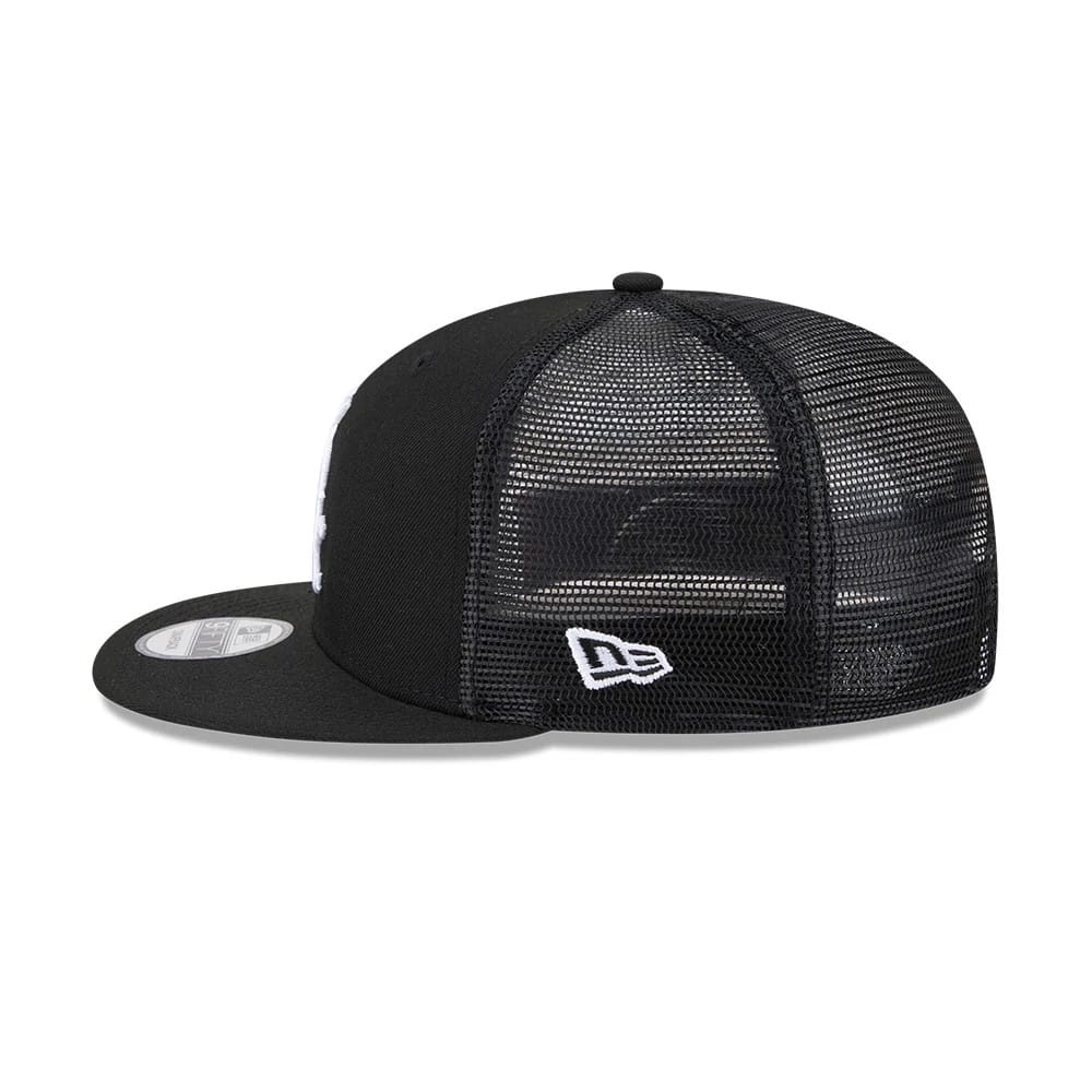 Chicago White Sox MLB Evergreen Black 9FIFTY Trucker Adjustable Cap - Image 6