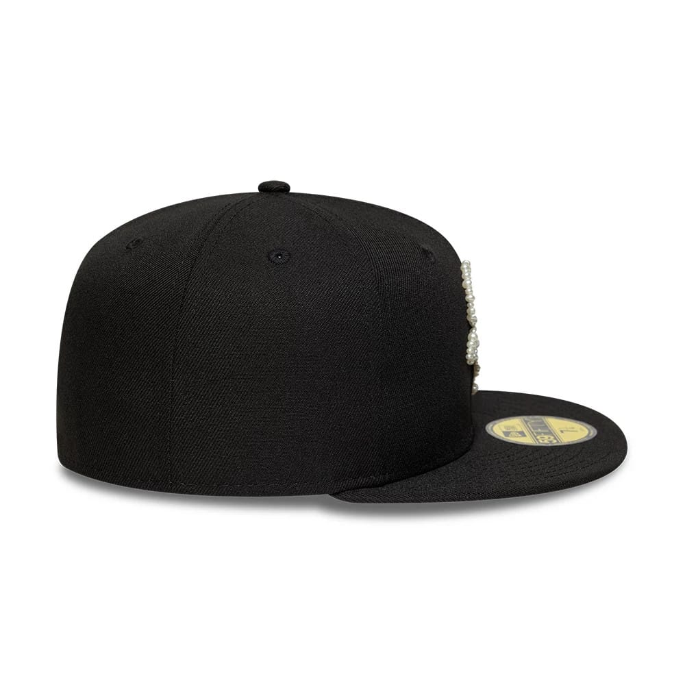 Chicago White Sox MLB Faux Pearl Black 59FIFTY Fitted Cap - Image 7
