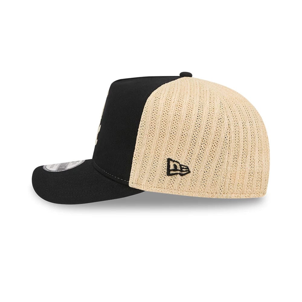 Chicago White Sox MLB Grained Black 9FIFTY A-Frame Snapback Adjustable Cap - Image 5