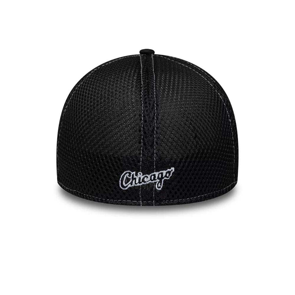 Chicago White Sox MLB Neo Black 39THIRTY Stretch Fit Cap - Image 4